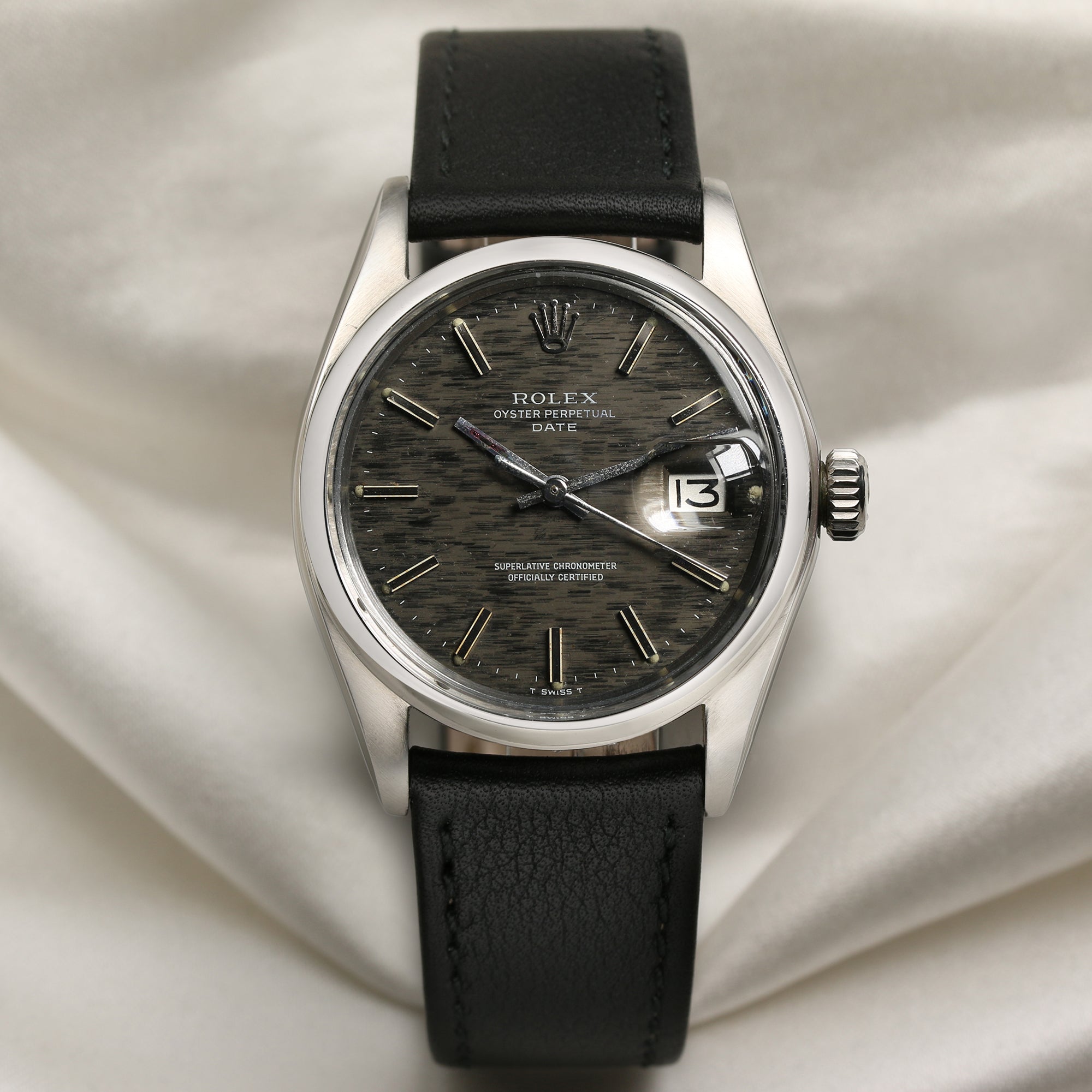 Rolex-Date-Stainless-Steel-Second-Hand-Watch-Collectors-1