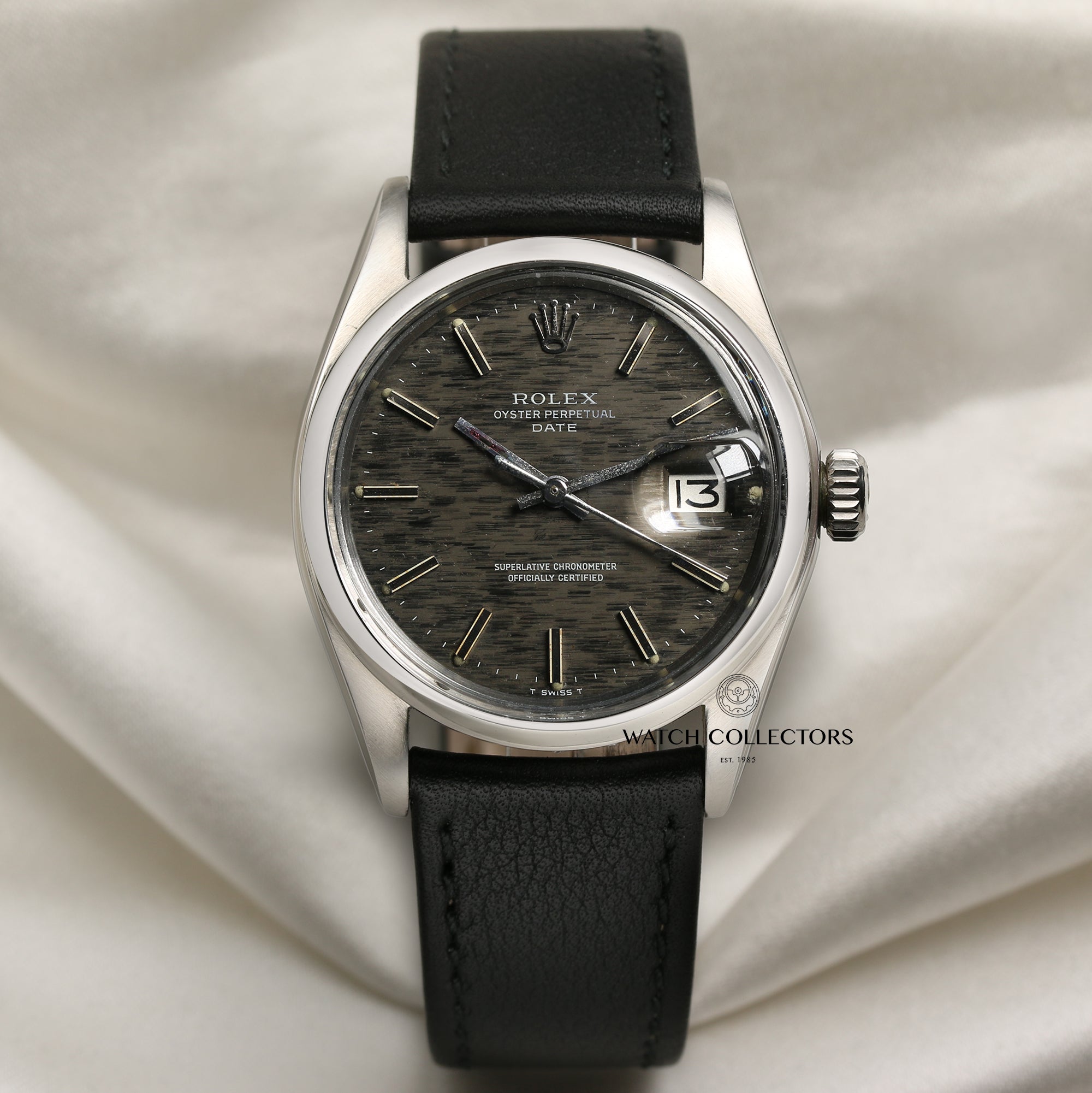 Rolex Date Stainless Steel Second Hand Watch Collectors 1