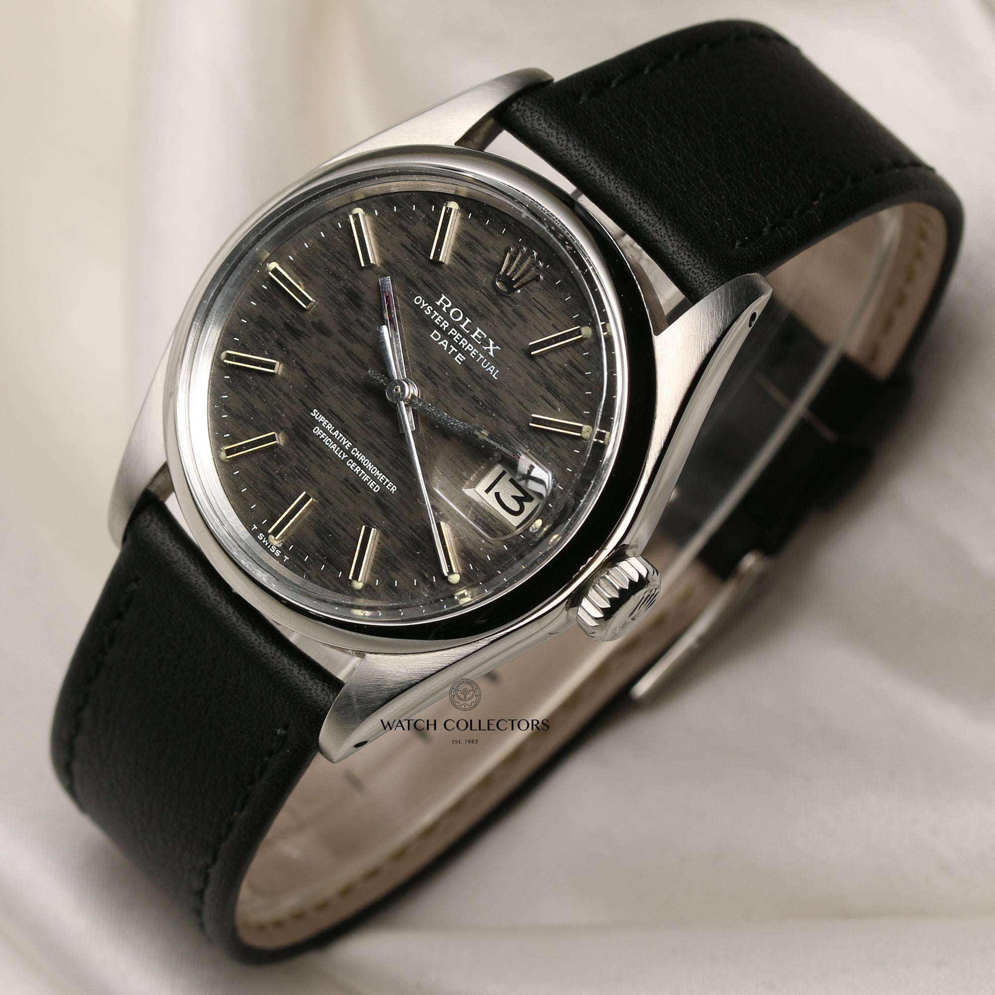 Rolex Date Stainless Steel Second Hand Watch Collectors 3