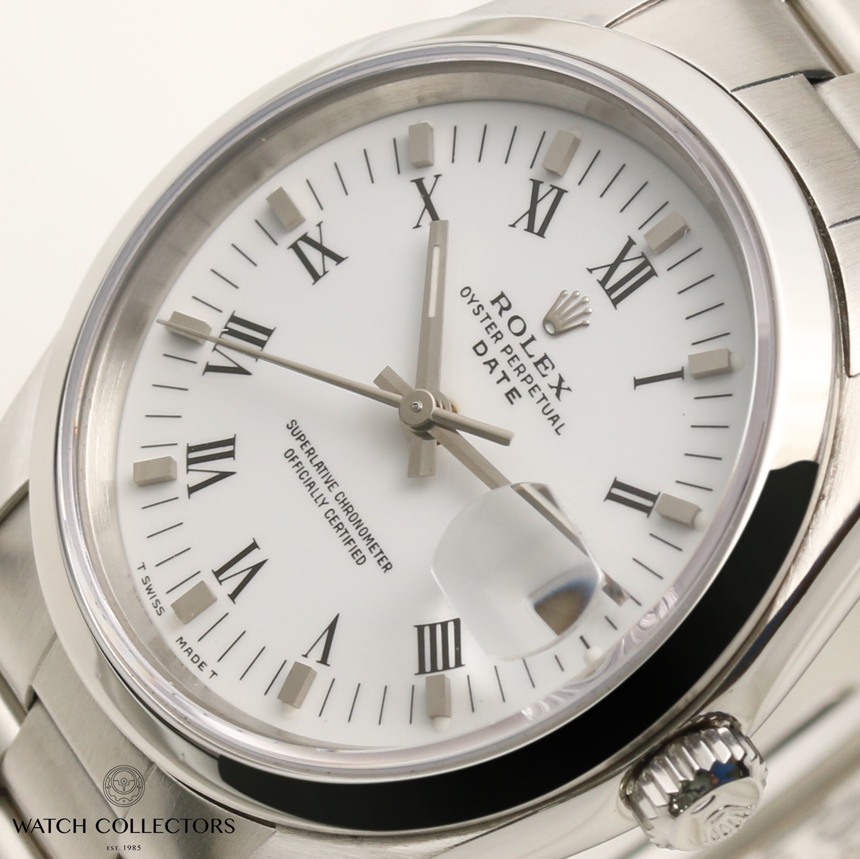 Rolex Date Stainless Steel Second Hand Watch Collectors 4