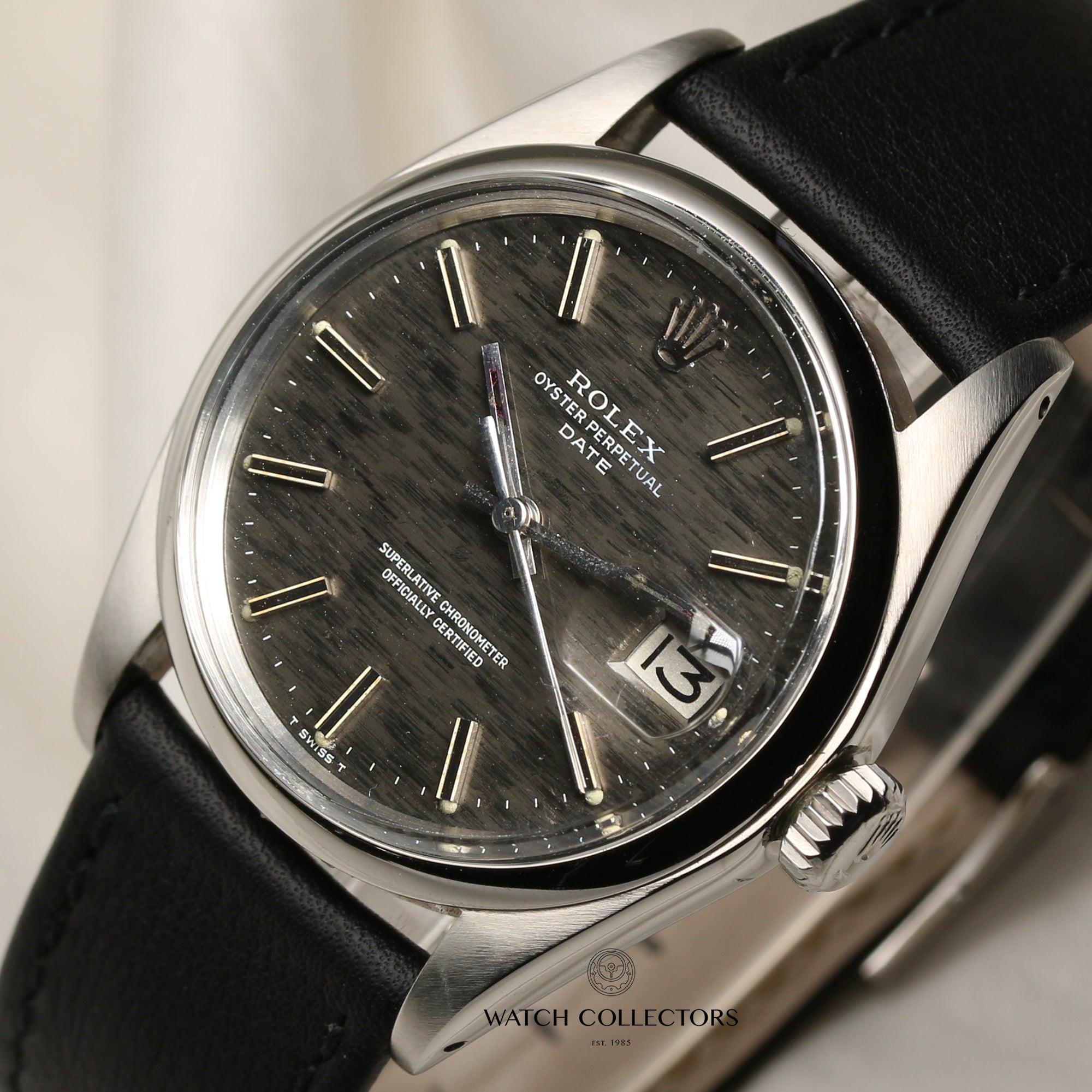 Rolex Date Stainless Steel Second Hand Watch Collectors 4