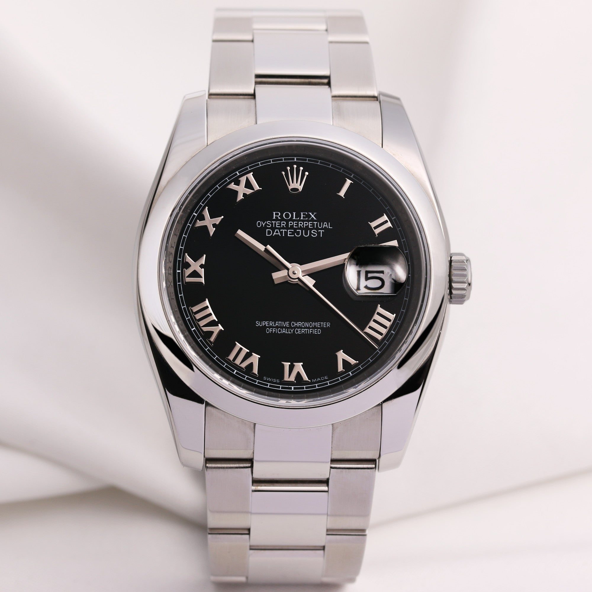 Rolex DateJust 116200 Stainless Steel Second Hand Watch Collectors 1