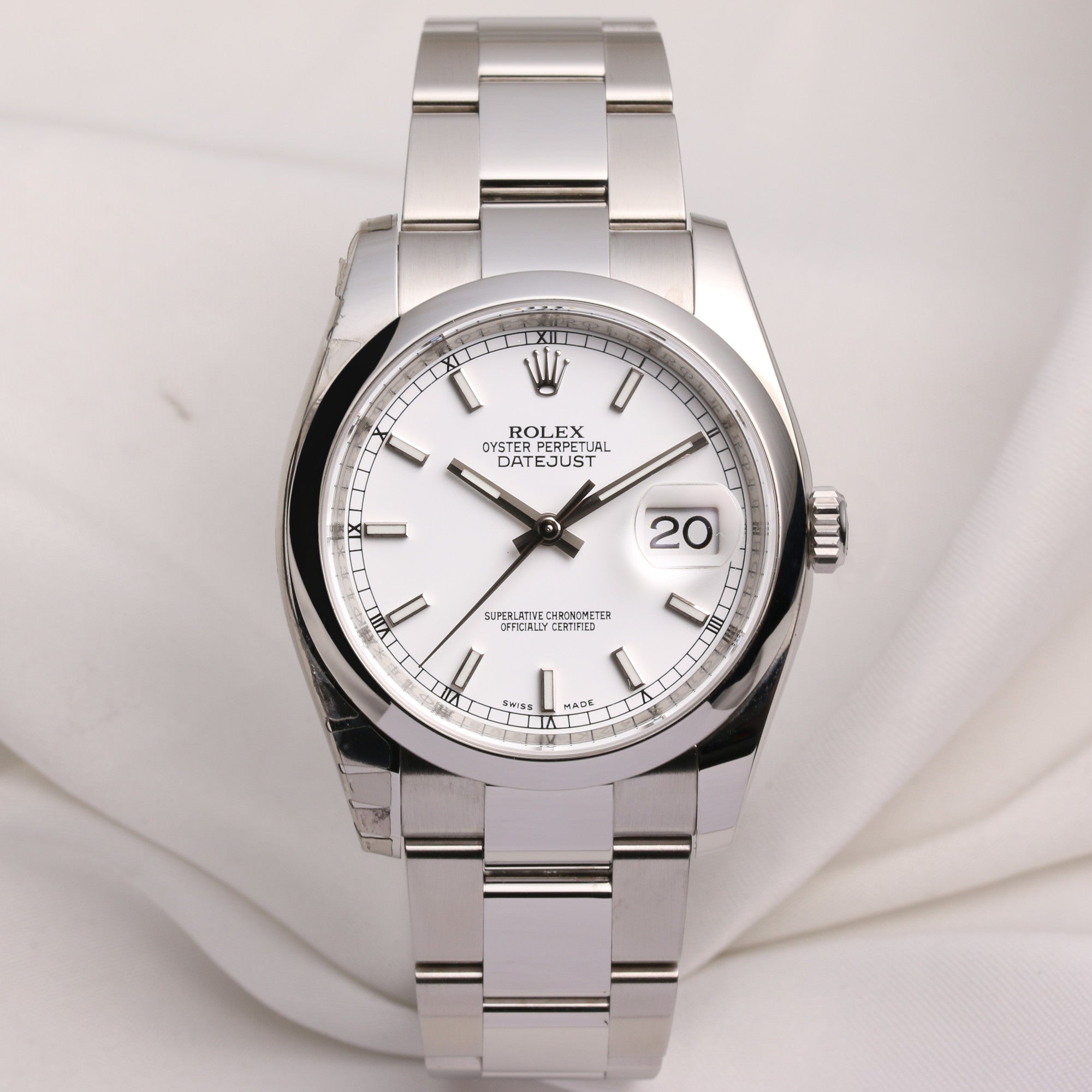 Rolex DateJust 116200 Stainless Steel Second Hand Watch Collectors 1