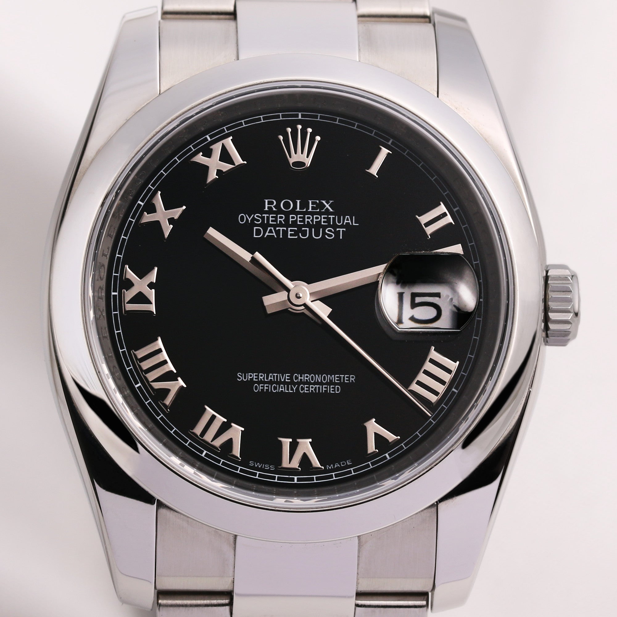 Rolex DateJust 116200 Stainless Steel Second Hand Watch Collectors 2