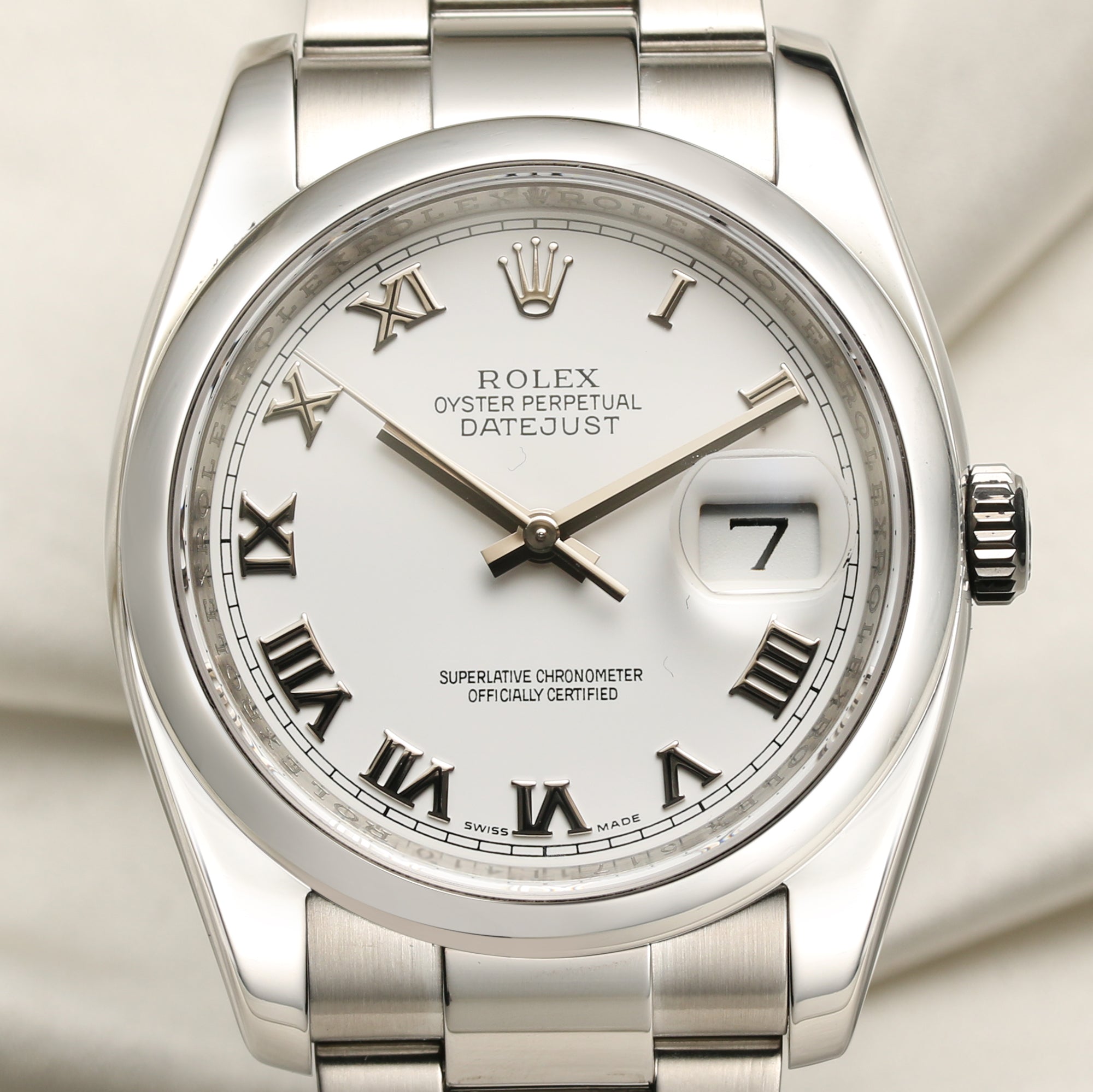 Rolex DateJust 116200 Stainless Steel Second Hand Watch Collectors 2