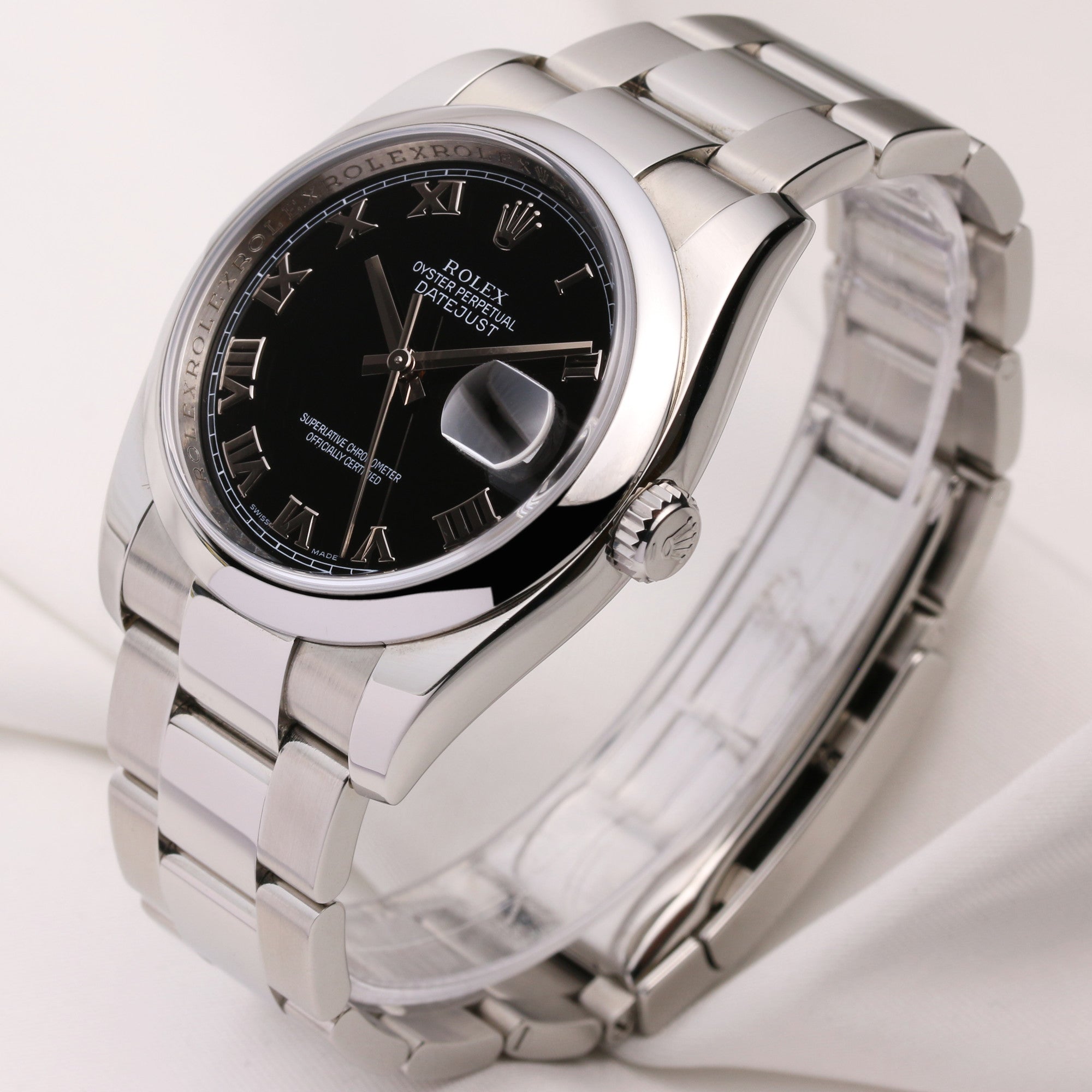 Rolex DateJust 116200 Stainless Steel Second Hand Watch Collectors 3