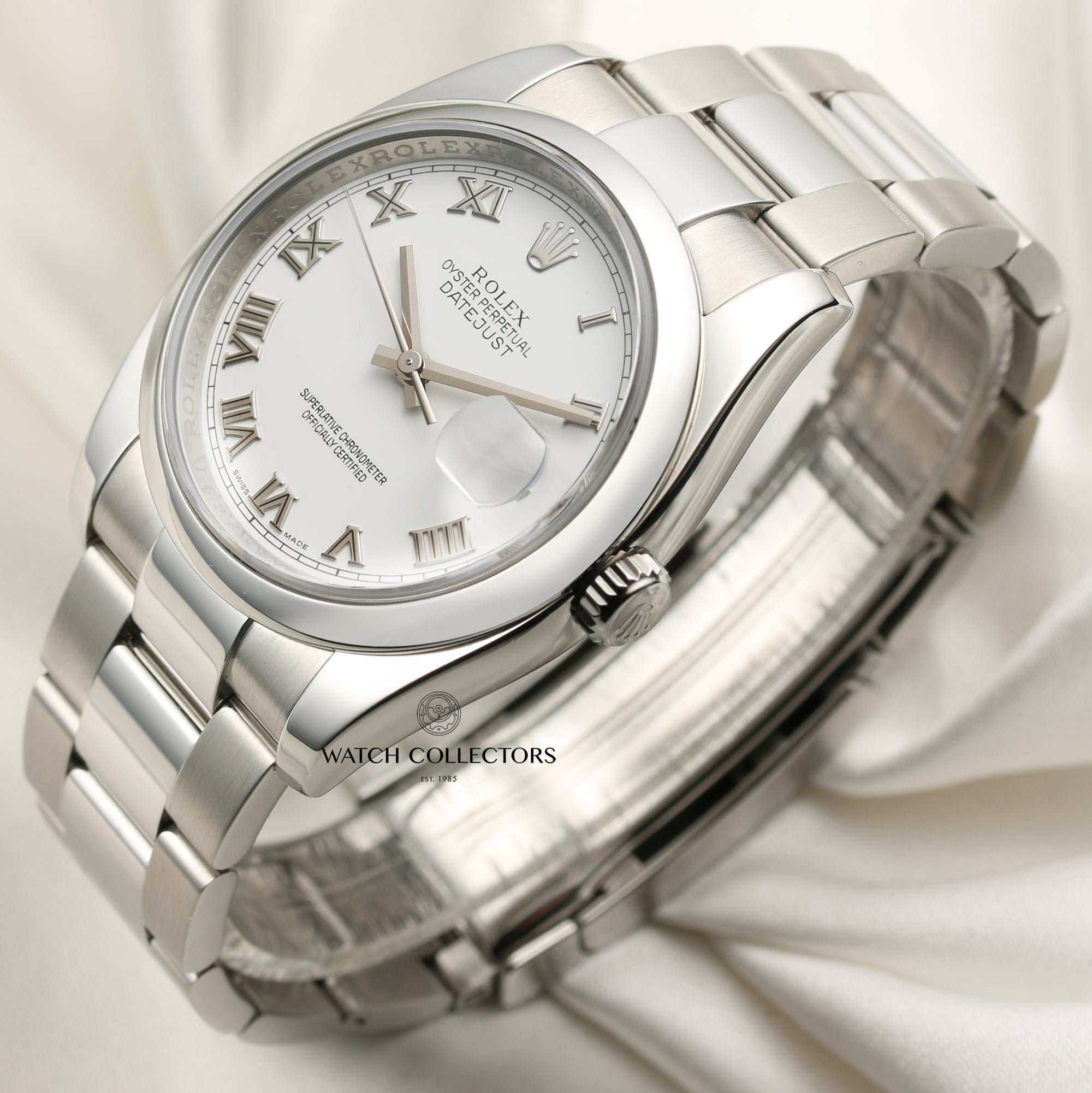 Rolex DateJust 116200 Stainless Steel Second Hand Watch Collectors 3