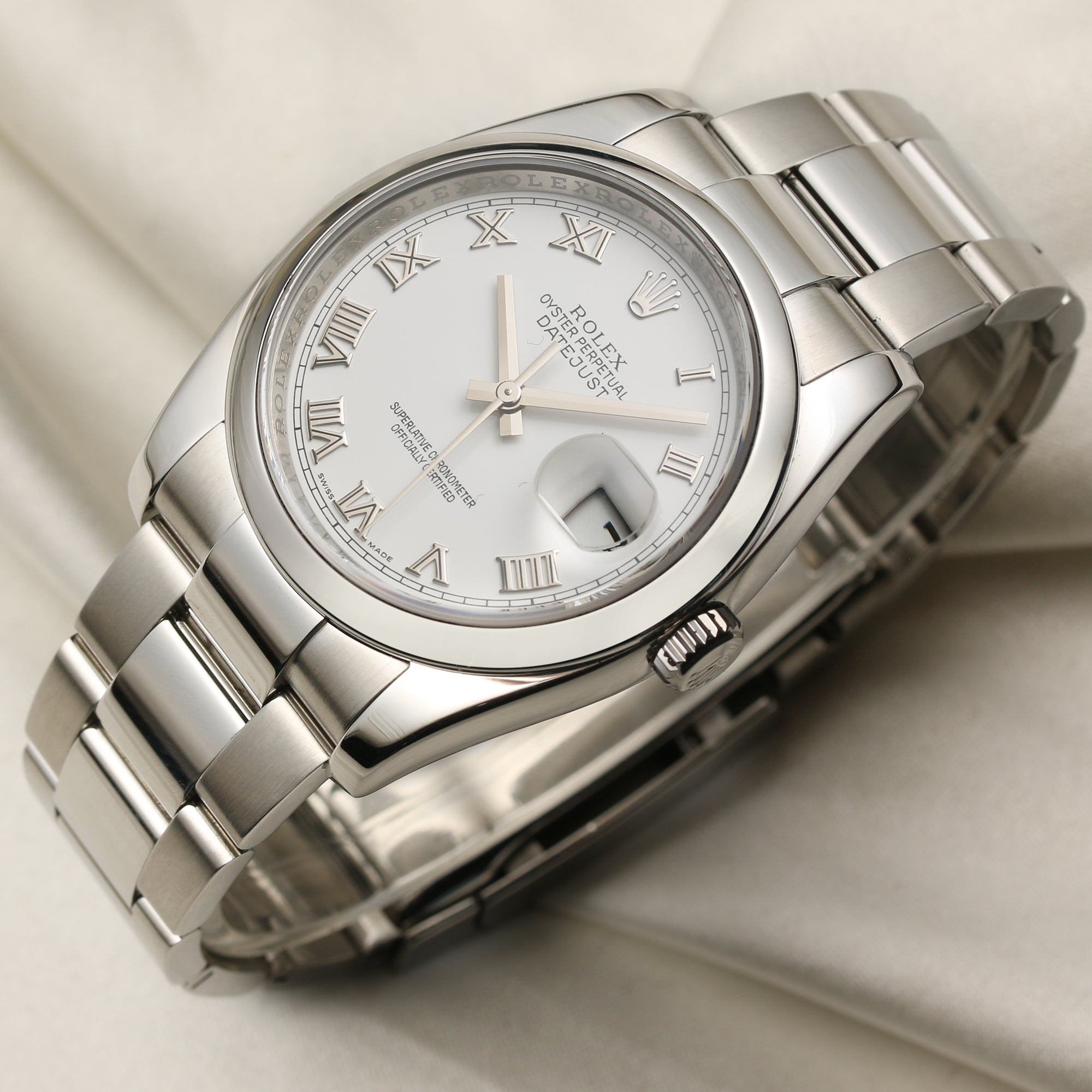 Rolex DateJust 116200 Stainless Steel Second Hand Watch Collectors 3