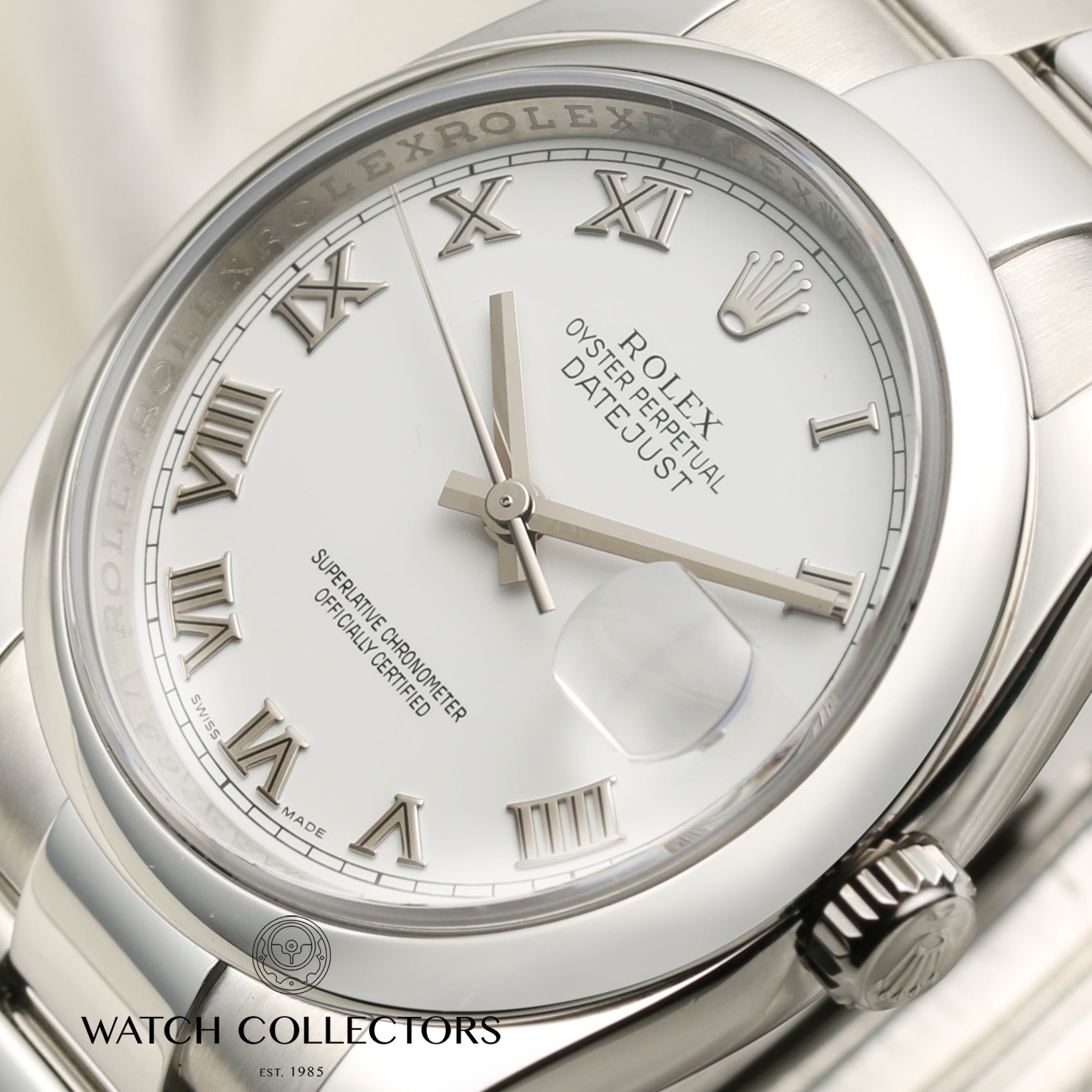 Rolex DateJust 116200 Stainless Steel Second Hand Watch Collectors 4