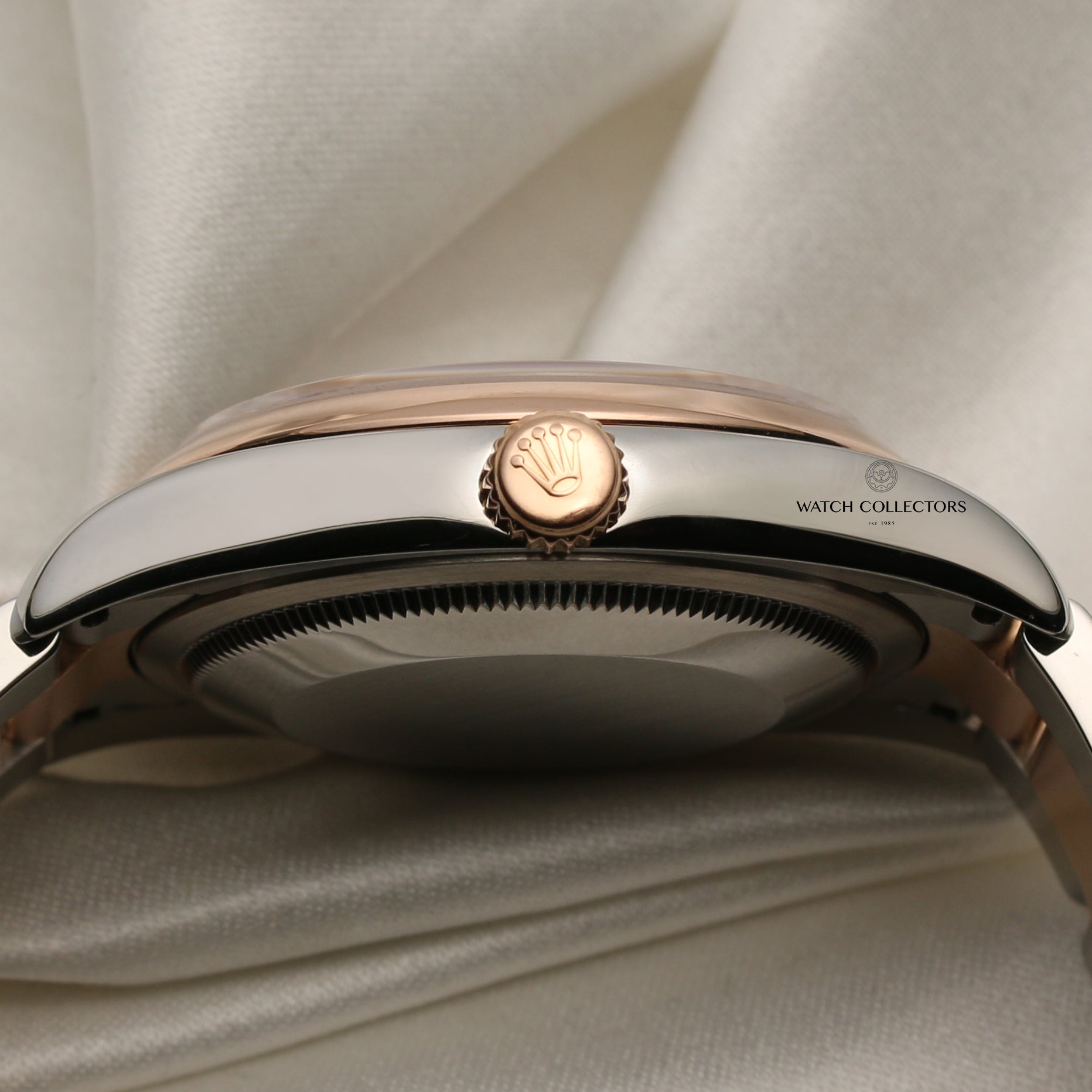 Rolex DateJust 116201 18K Rose Gold Stainless Steel Second Hand Watch Collectors 6