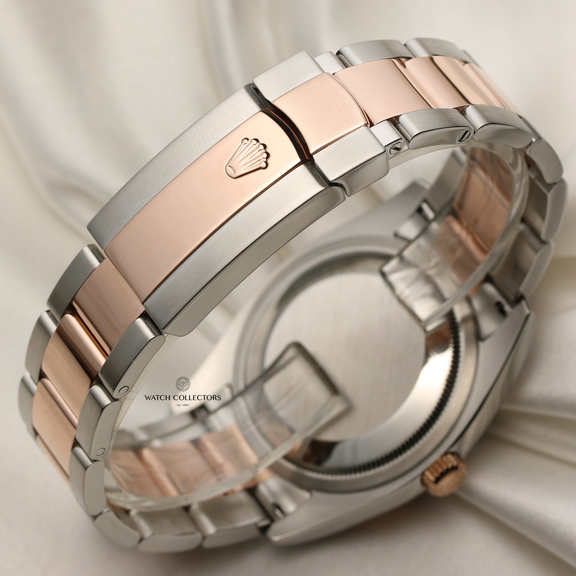 Rolex DateJust 116201 18K Rose Gold Stainless Steel Second Hand Watch Collectors 7