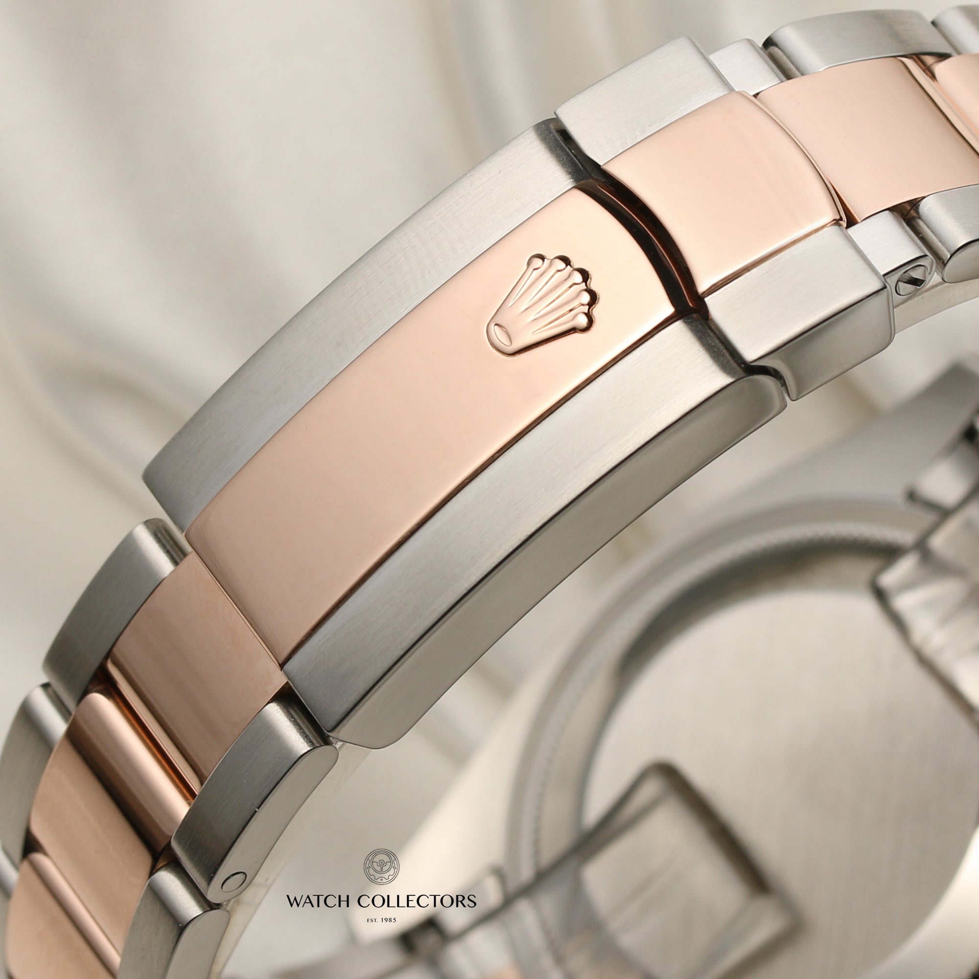 Rolex DateJust 116201 18K Rose Gold Stainless Steel Second Hand Watch Collectors 9