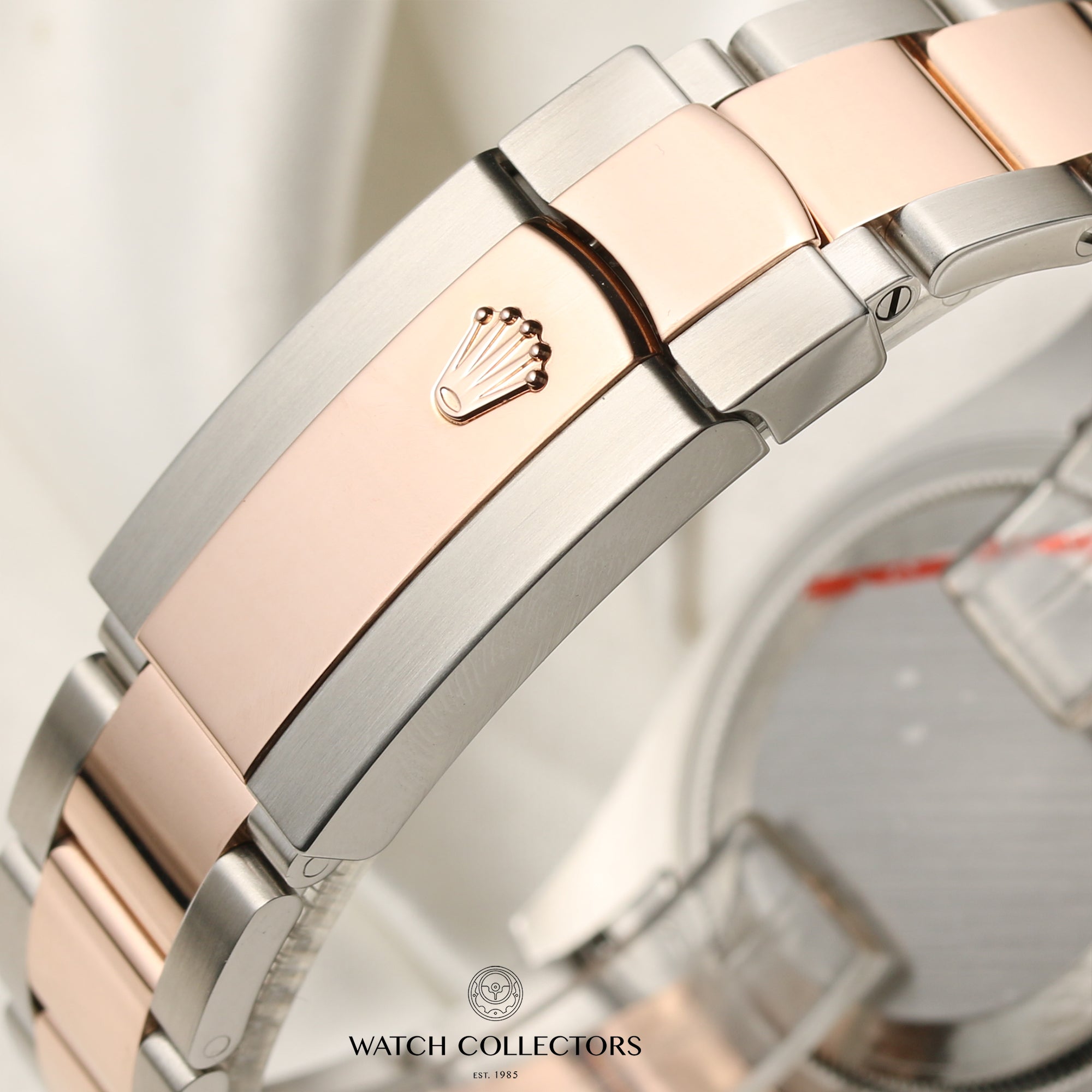 Rolex DateJust 116201 Steel & Rose Gold Diamond Dial Second Hand Watch Collectors 9