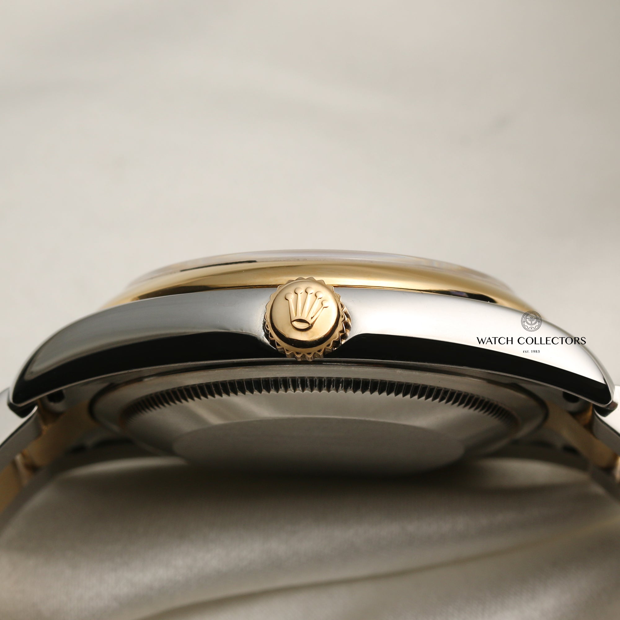 Rolex DateJust 116203 Steel & Gold Champagne Jubilee Diamond Dial Second Hand Watch Collectors 5