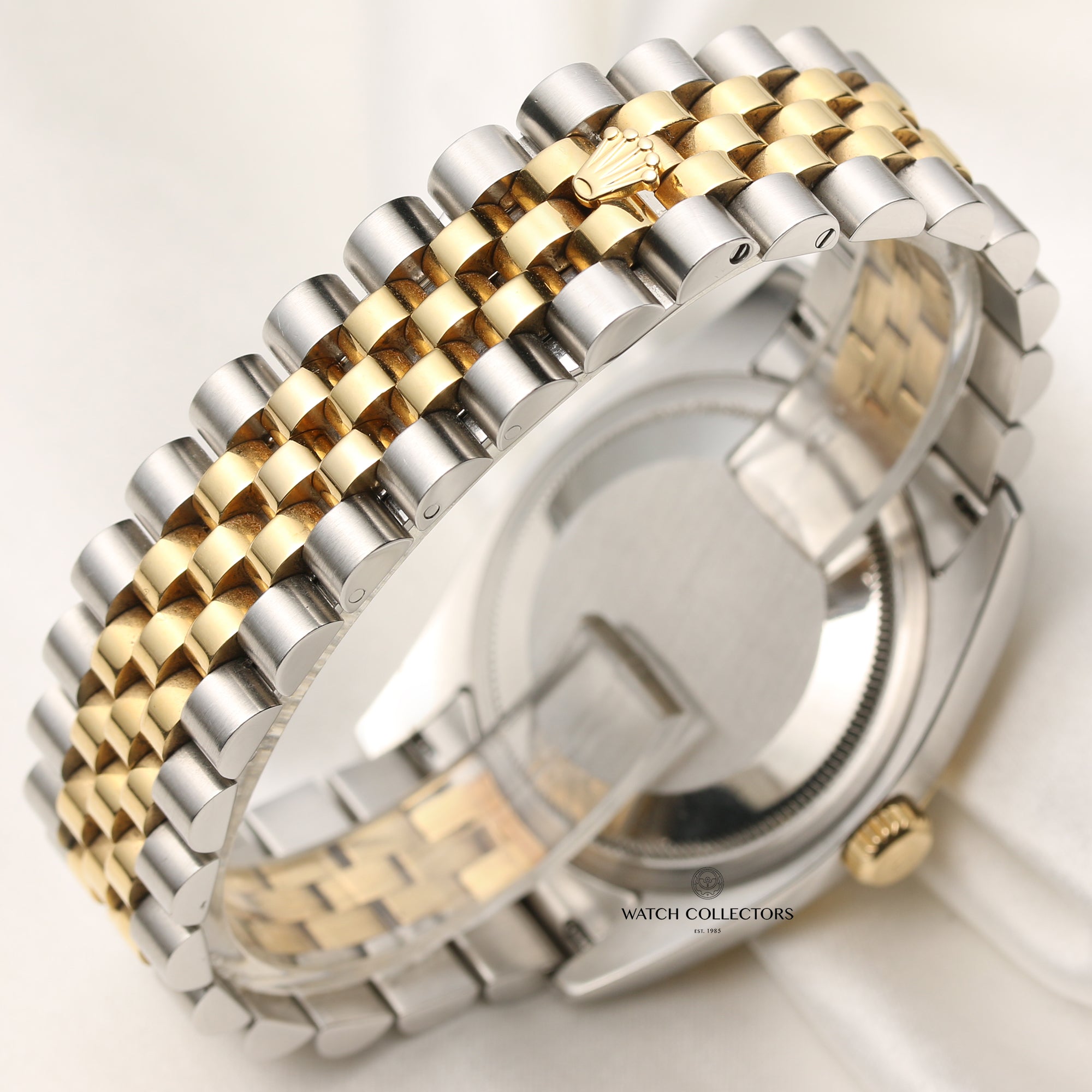 Rolex DateJust 116233 Diamond Dial Steel & Gold Second Hand Watch Collectors 6