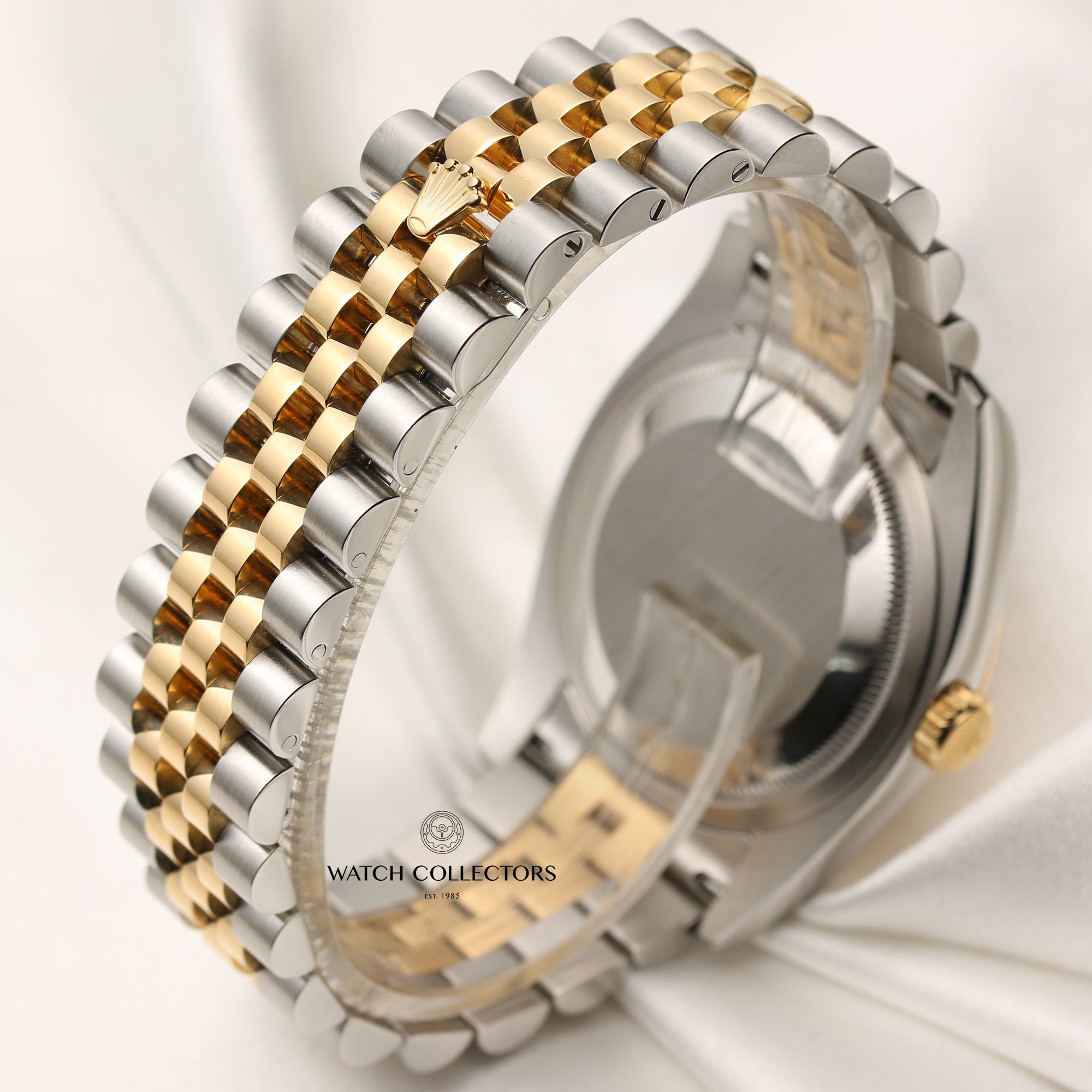 Rolex DateJust 116233 Steel & Gold Champagne Diamond Dial Second Hand Watch Collectors 6