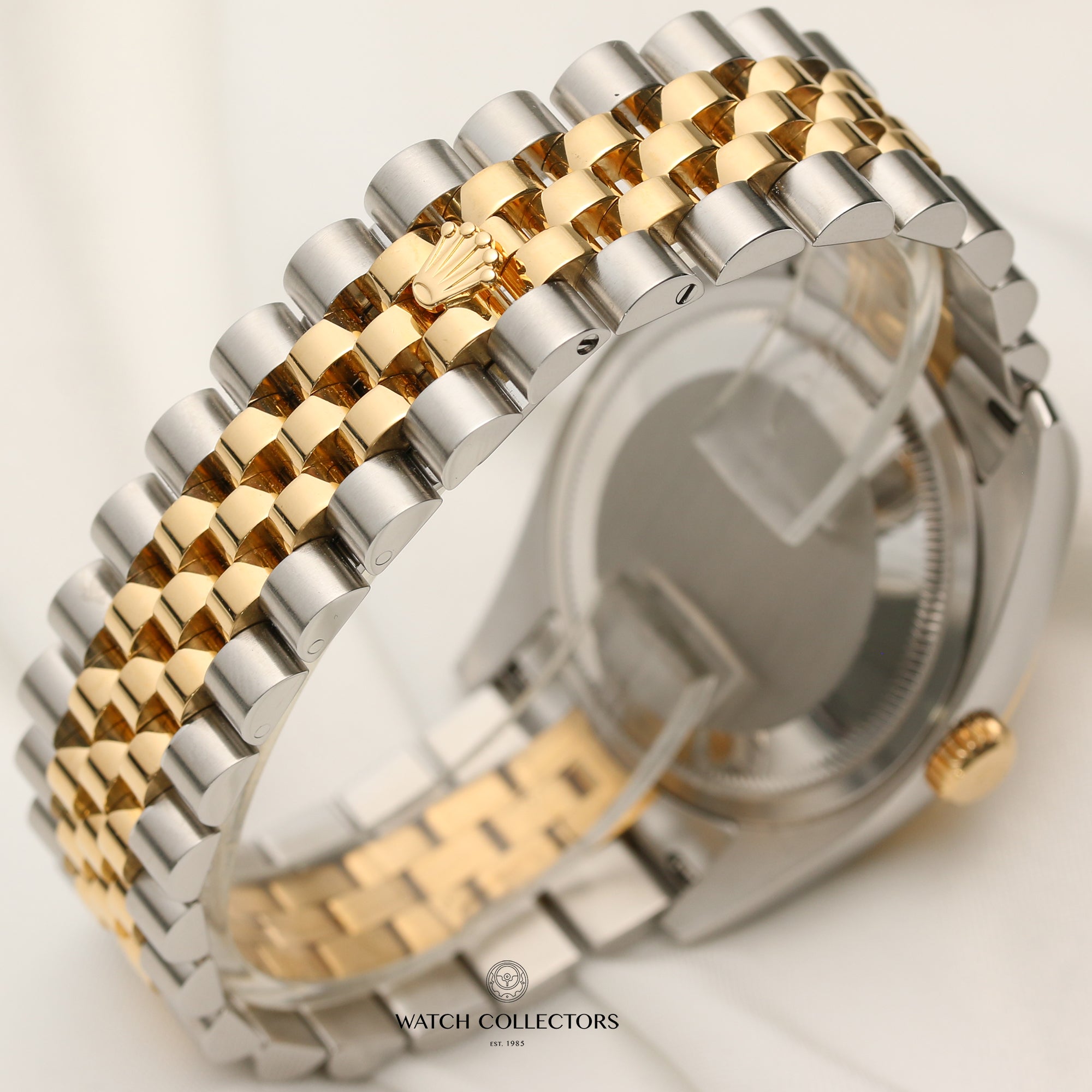 Rolex DateJust 116233 Steel & Gold Champagne Diamond Diald Second Hand Watch Collectors 6