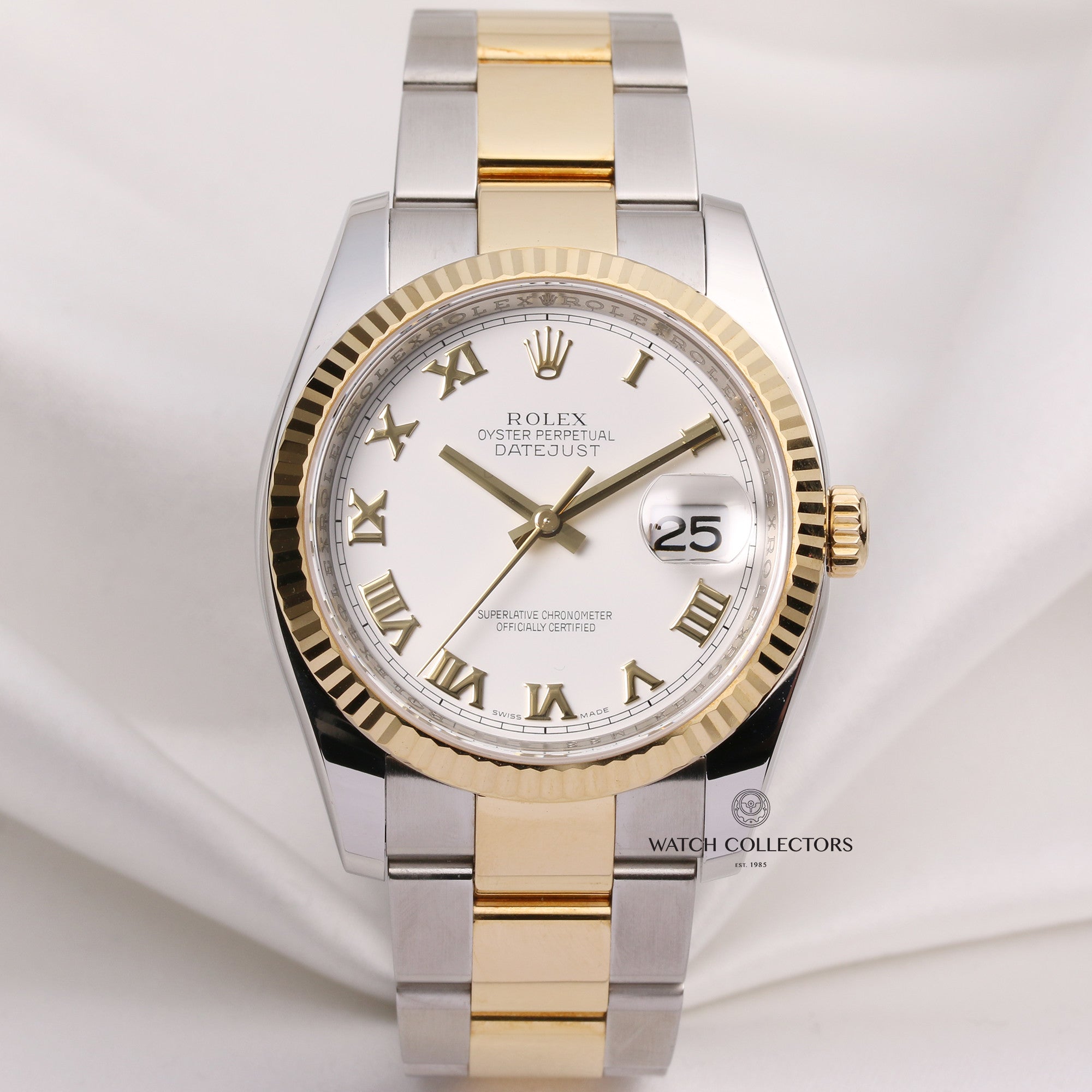 Rolex DateJust 116233 Steel & Gold Second Hand Watch Collectors 1