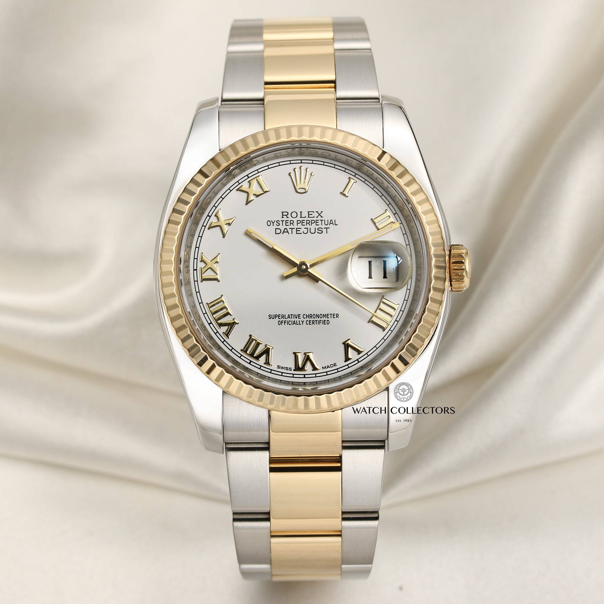 Rolex DateJust 116233 Steel & Gold Second Hand Watch Collectors 1