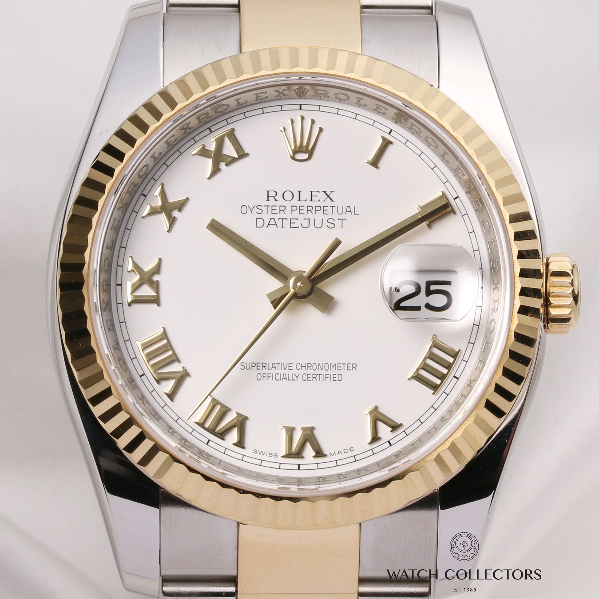 Rolex DateJust 116233 Steel & Gold Second Hand Watch Collectors 2