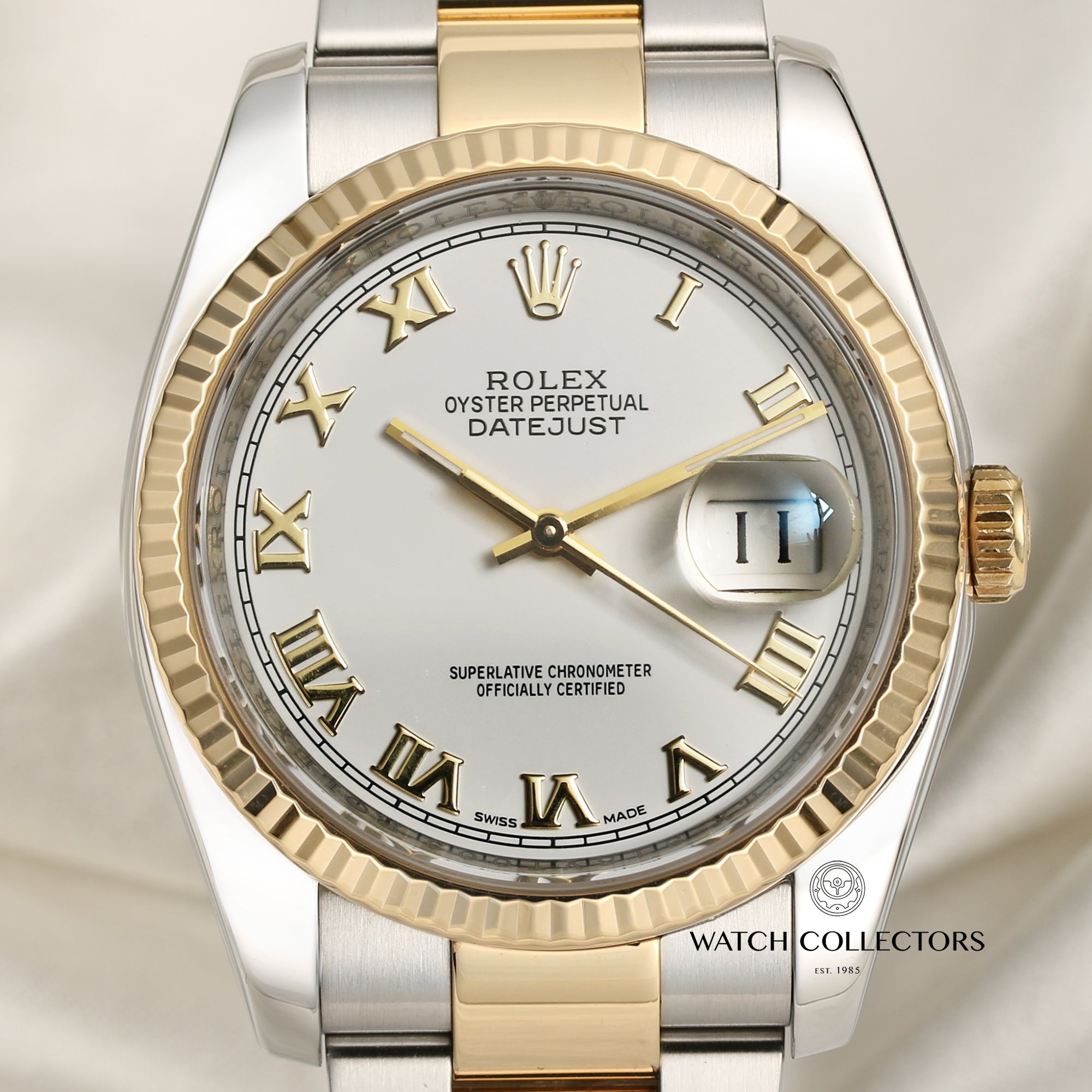 Rolex DateJust 116233 Steel & Gold Second Hand Watch Collectors 2