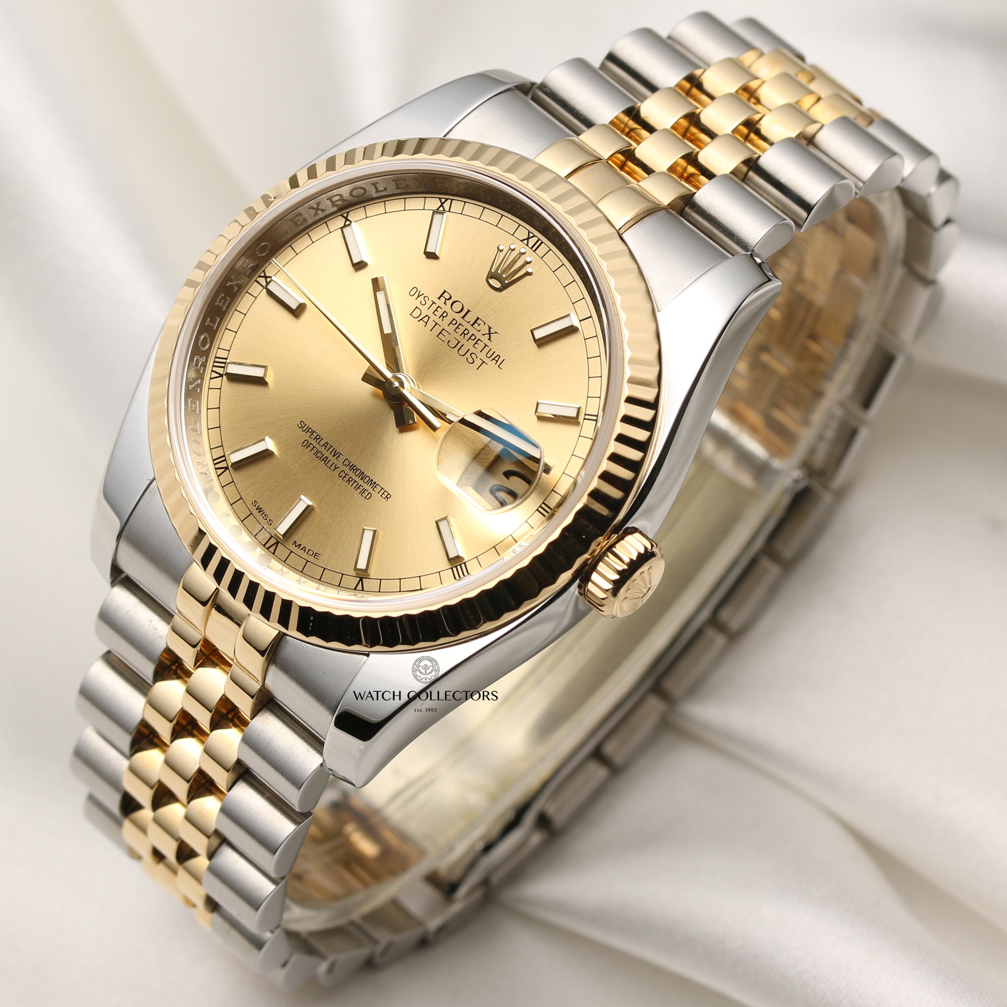 Rolex DateJust 116233 Steel & Gold Second Hand Watch Collectors 3