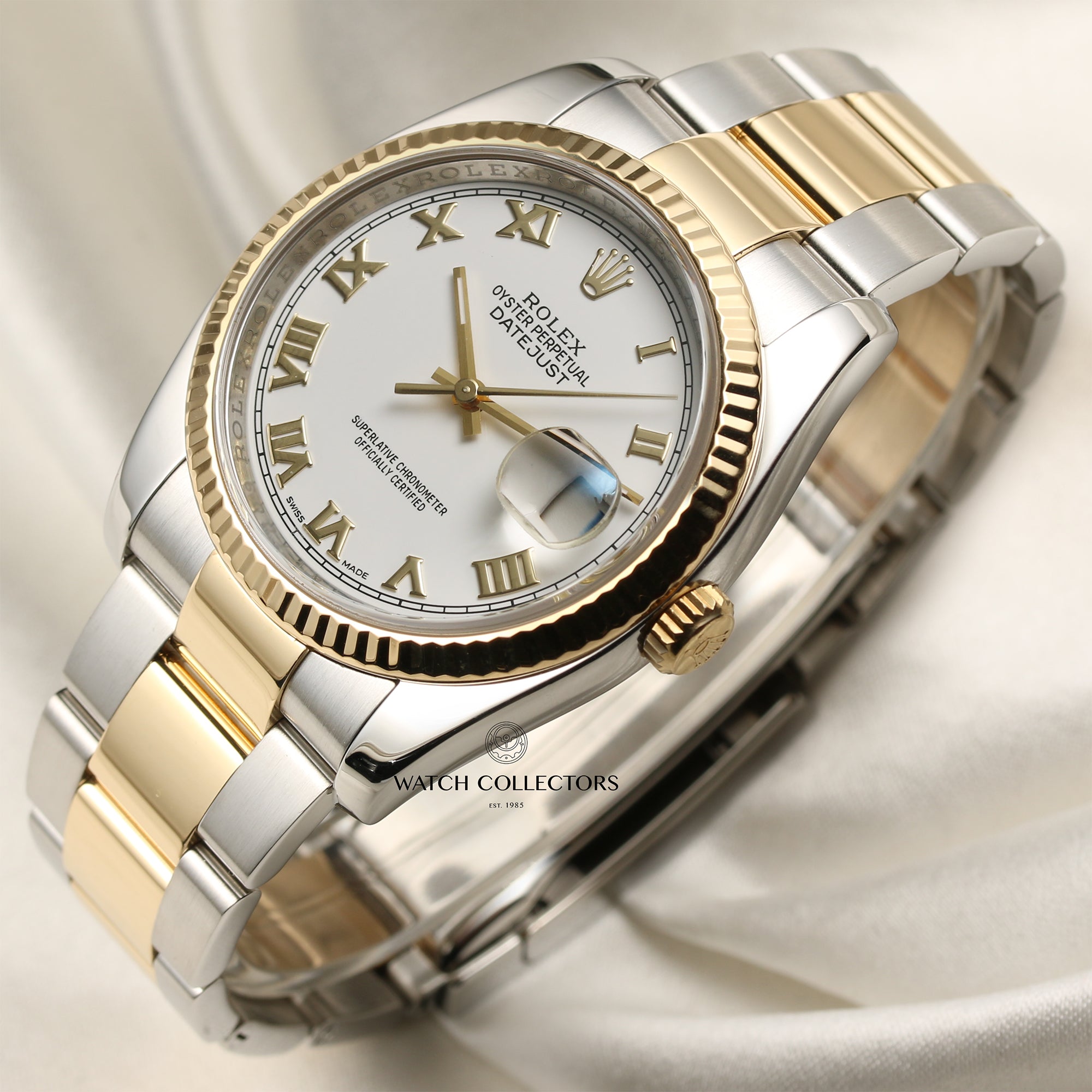 Rolex DateJust 116233 Steel & Gold Second Hand Watch Collectors 3