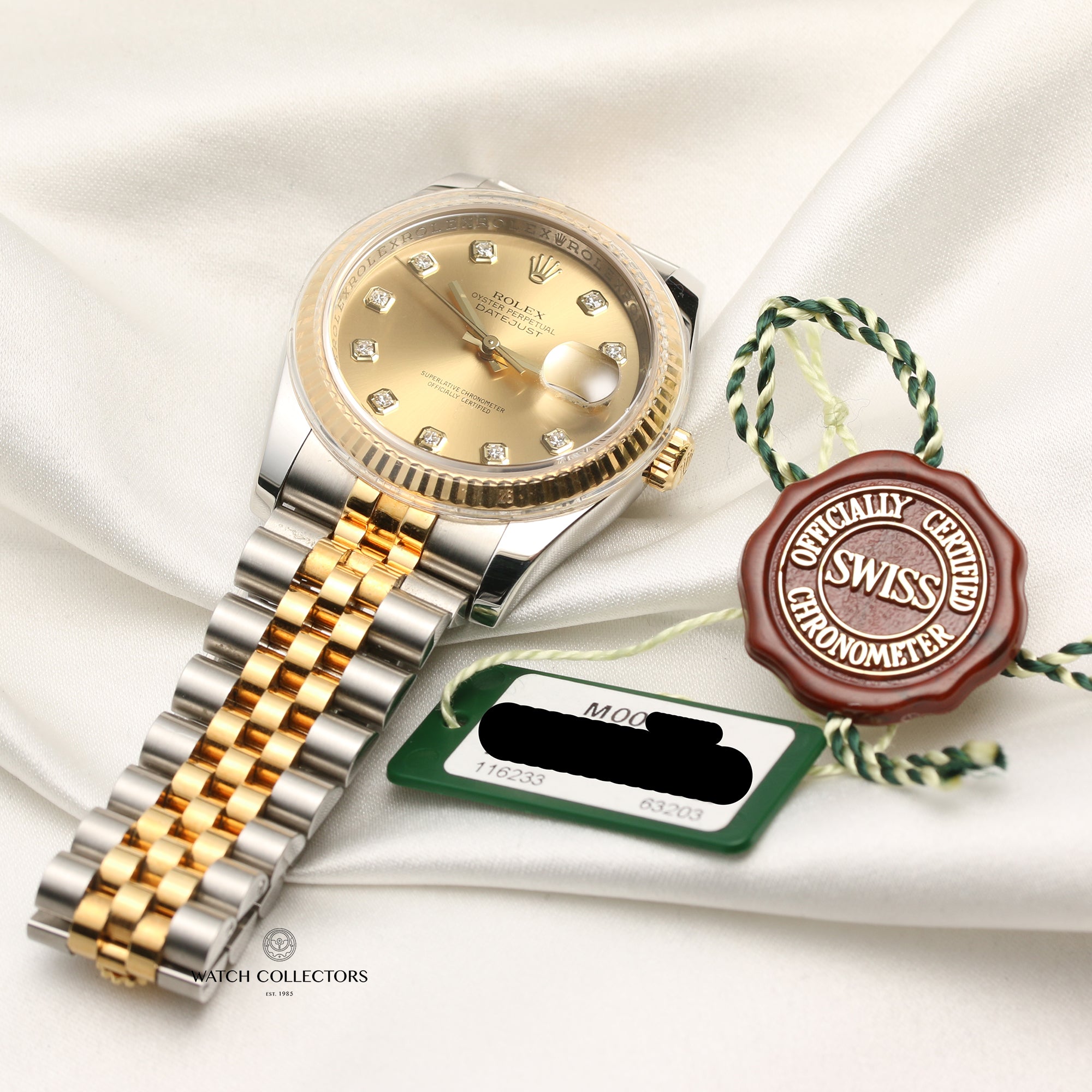 Rolex DateJust 116233 Steel & Gold Second Hand Watch Collectors 9