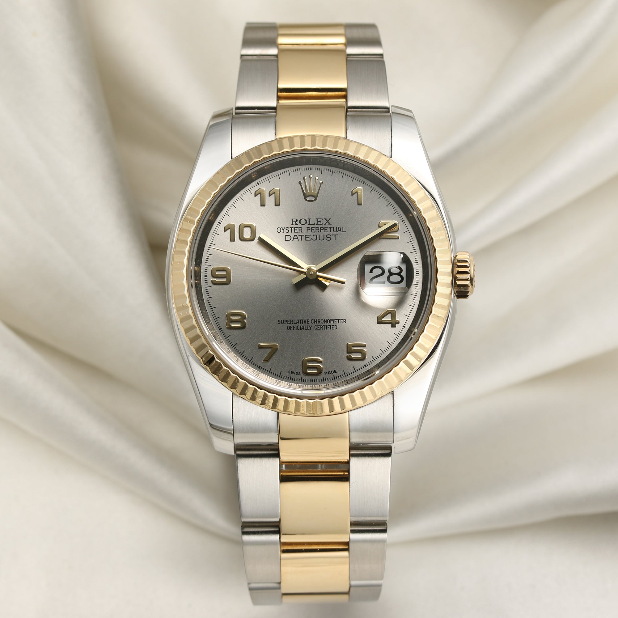 Rolex DateJust 116233 Steel & Gold Second hand Watch Collectors 1