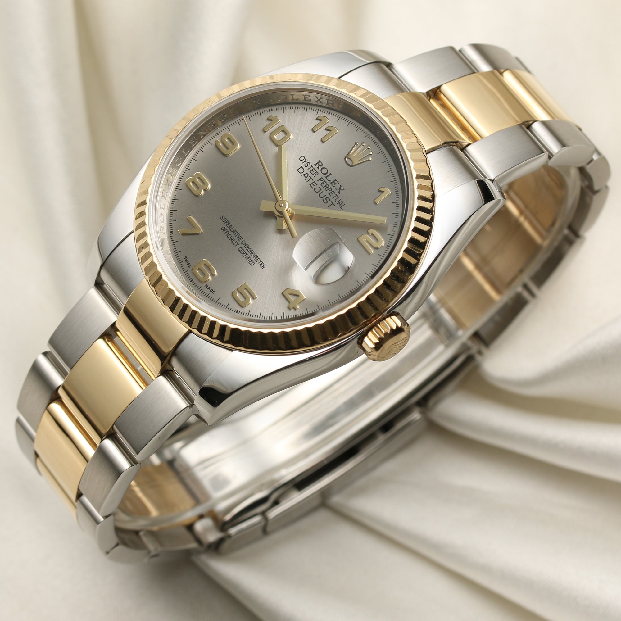 Rolex DateJust 116233 Steel & Gold Second hand Watch Collectors 3