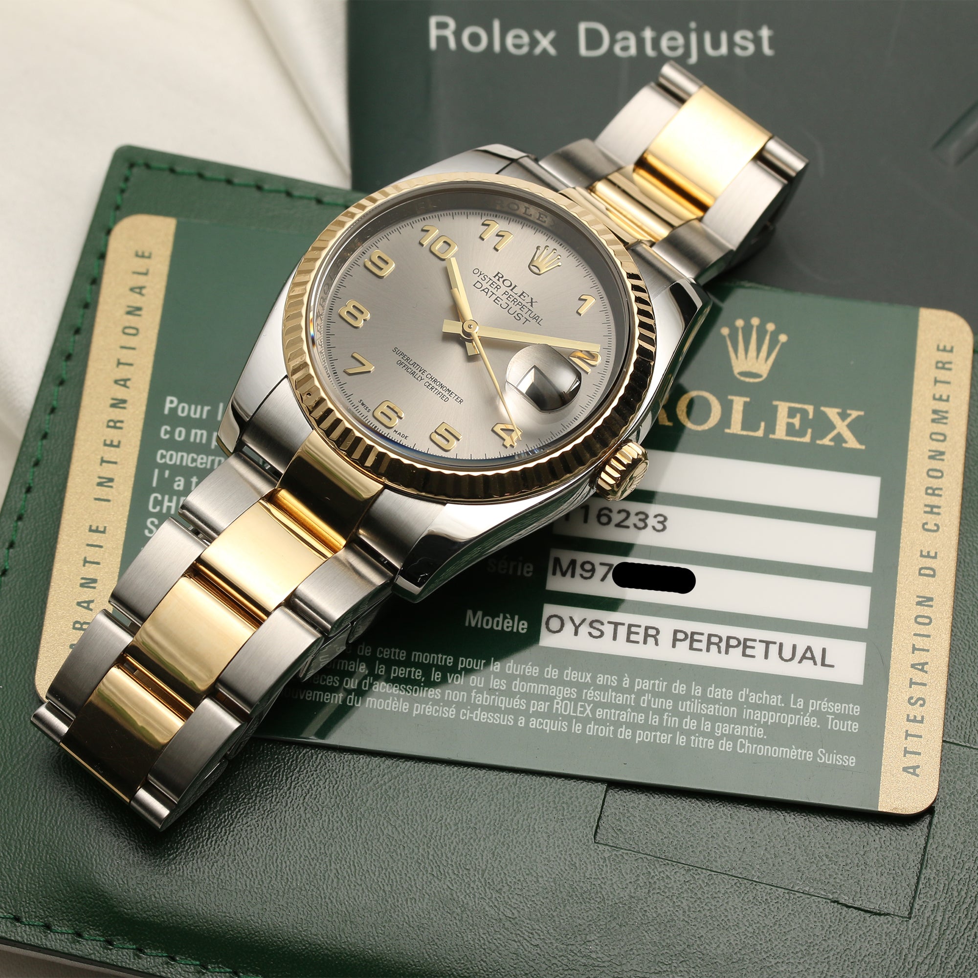 Rolex DateJust 116233 Steel & Gold Second hand Watch Collectors 9
