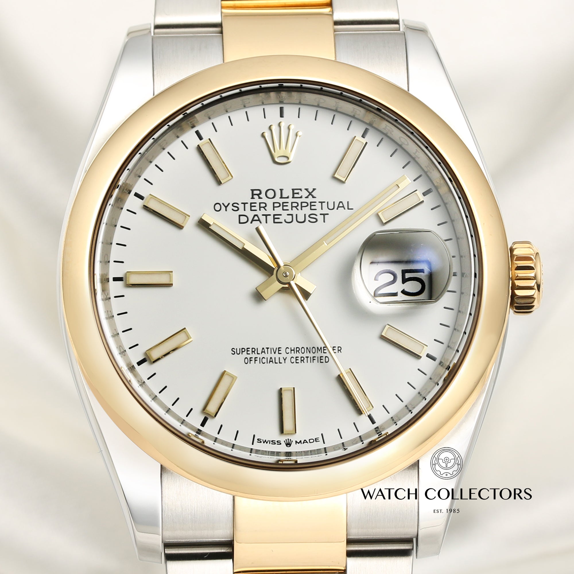 Rolex DateJust 126203 Steel & Gold Second Hand Watch Collectors 2