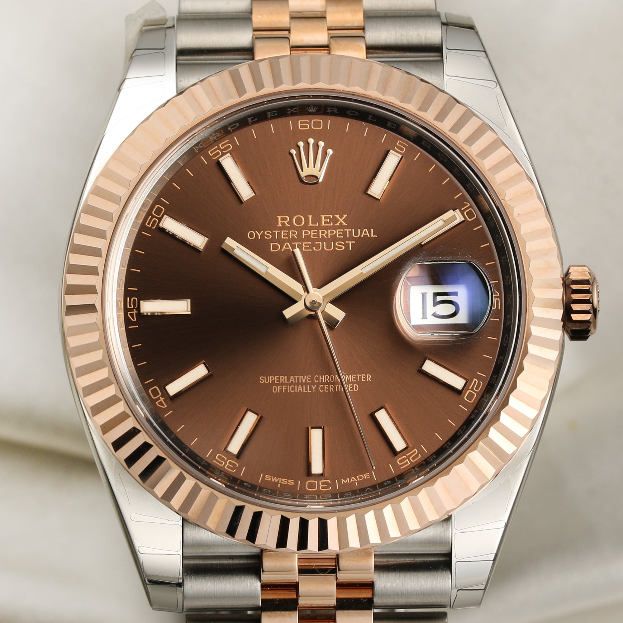 Rolex DateJust 126331 Steel & Rose Gold Second Hand Watch Collectors 2