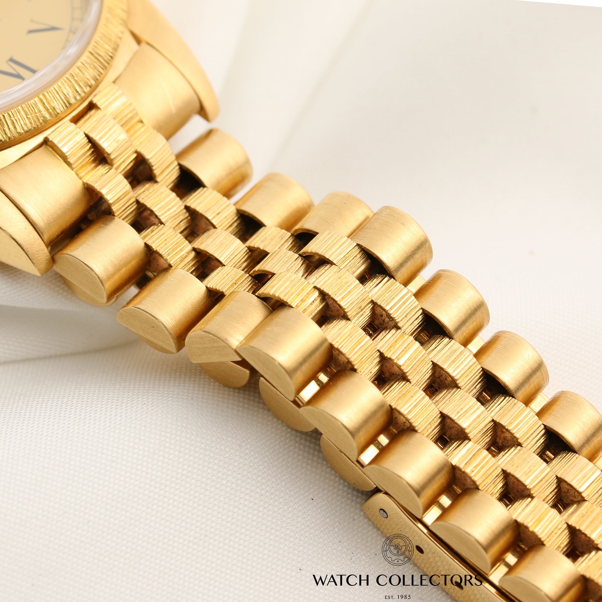 Rolex DateJust 16078 18K Yellow Gold Bark Jubilee Bracelet Second Hand Watch Collectors 5