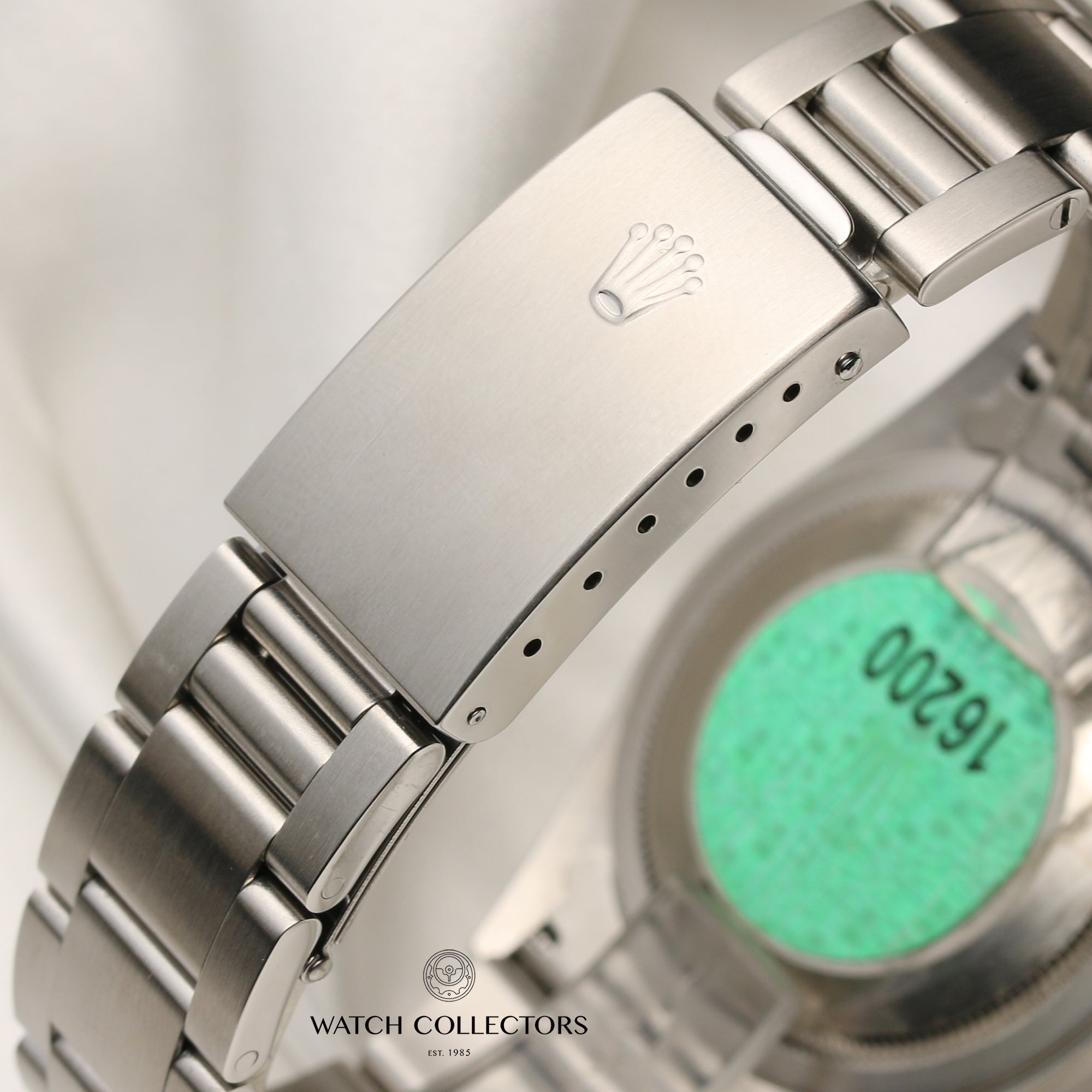 Rolex DateJust 16200 Stainless Steel Blue Dial Second Hand Watch Collectors 6