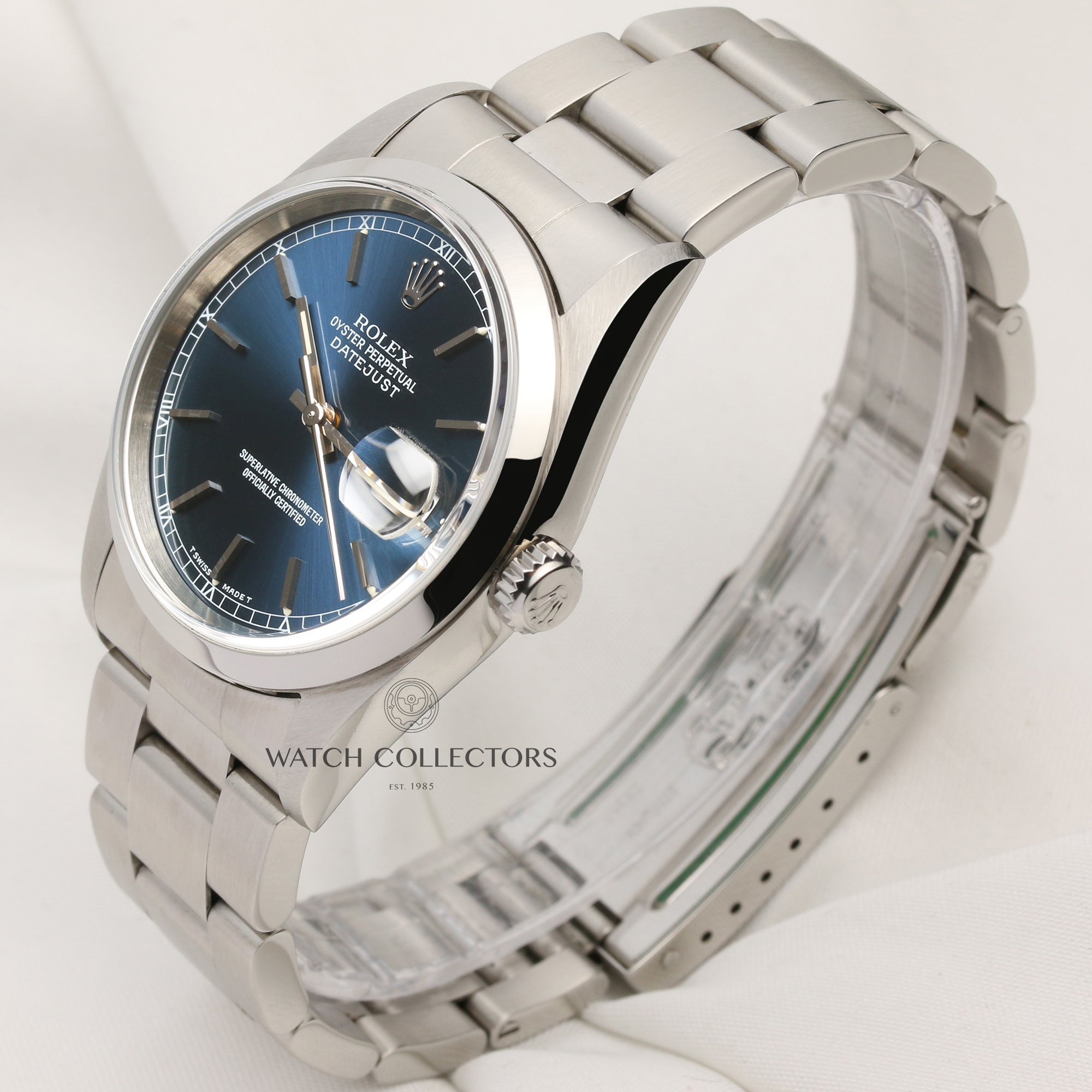 Rolex-DateJust-16200-Stainless-Steel-Second-Hand-Watch-Collectors-3