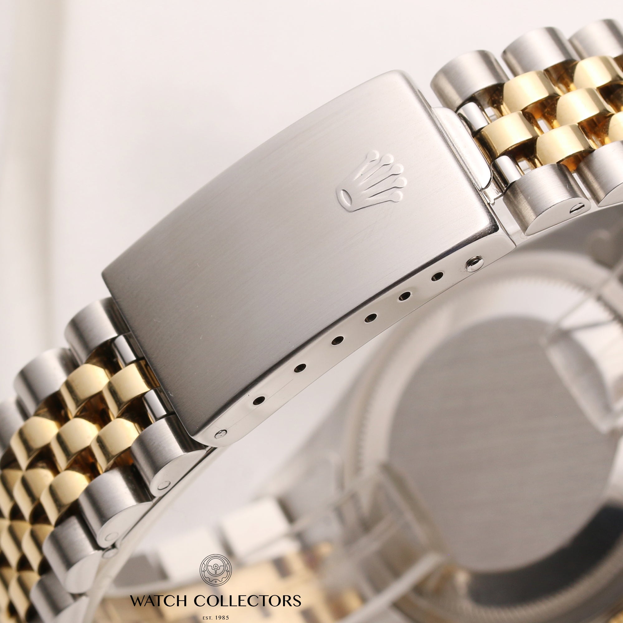 Rolex-DateJust-16233-Steel-Gold-Champagne-Diamond-Dial-E77-Second-Hand-Watch-Collectors-6