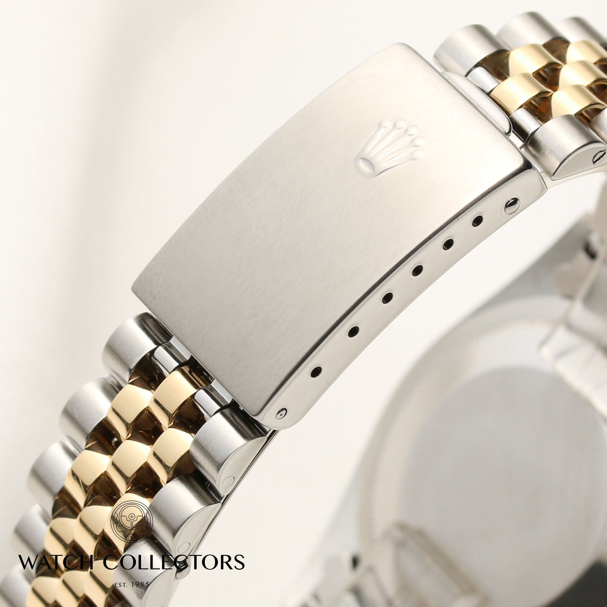 Rolex DateJust 16233 Steel & Gold Champagne Diamond Dial Second Hand Watch Collectors 6