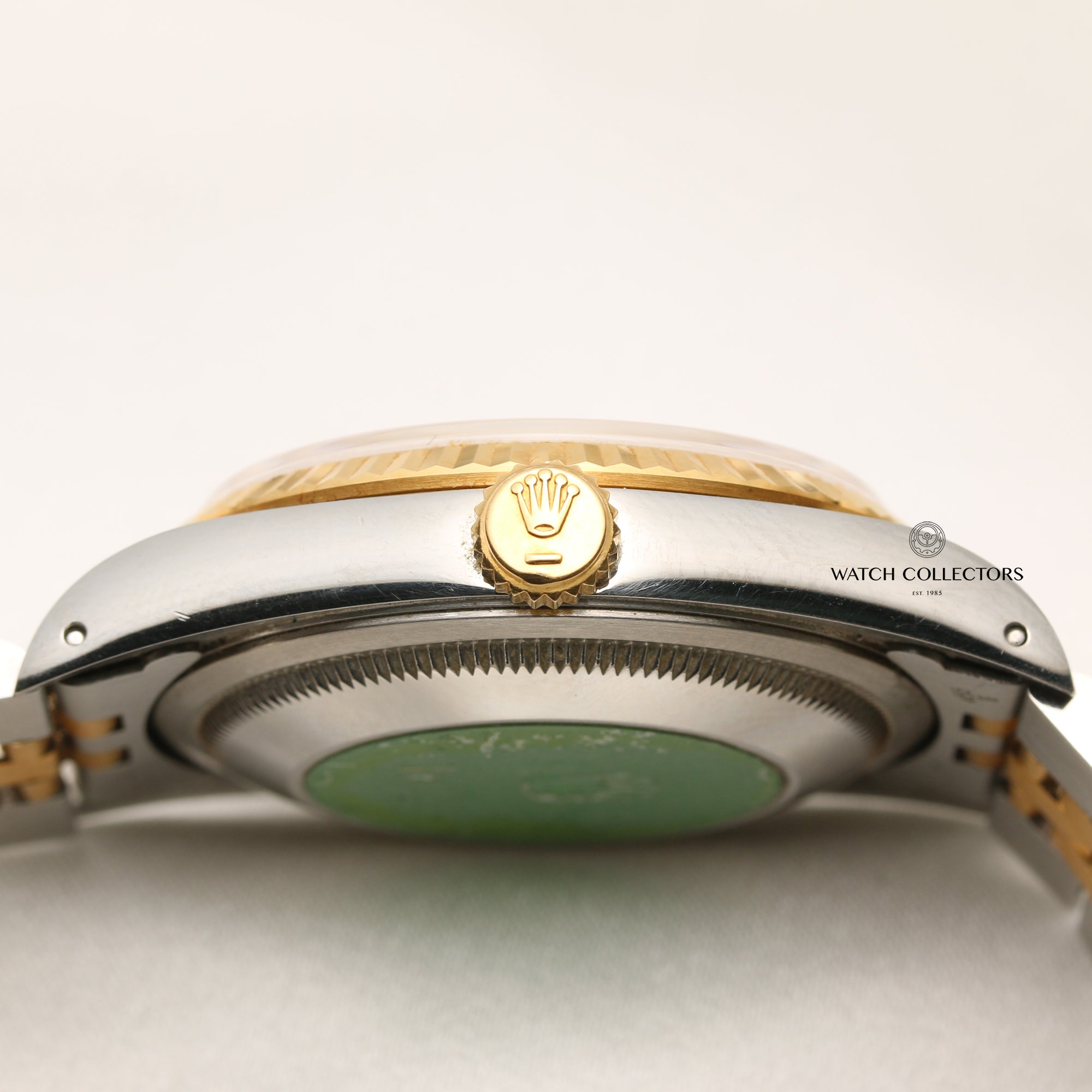 Rolex DateJust 16233 Steel & Gold Diamond Dial Second Hand Watch Collectors 6