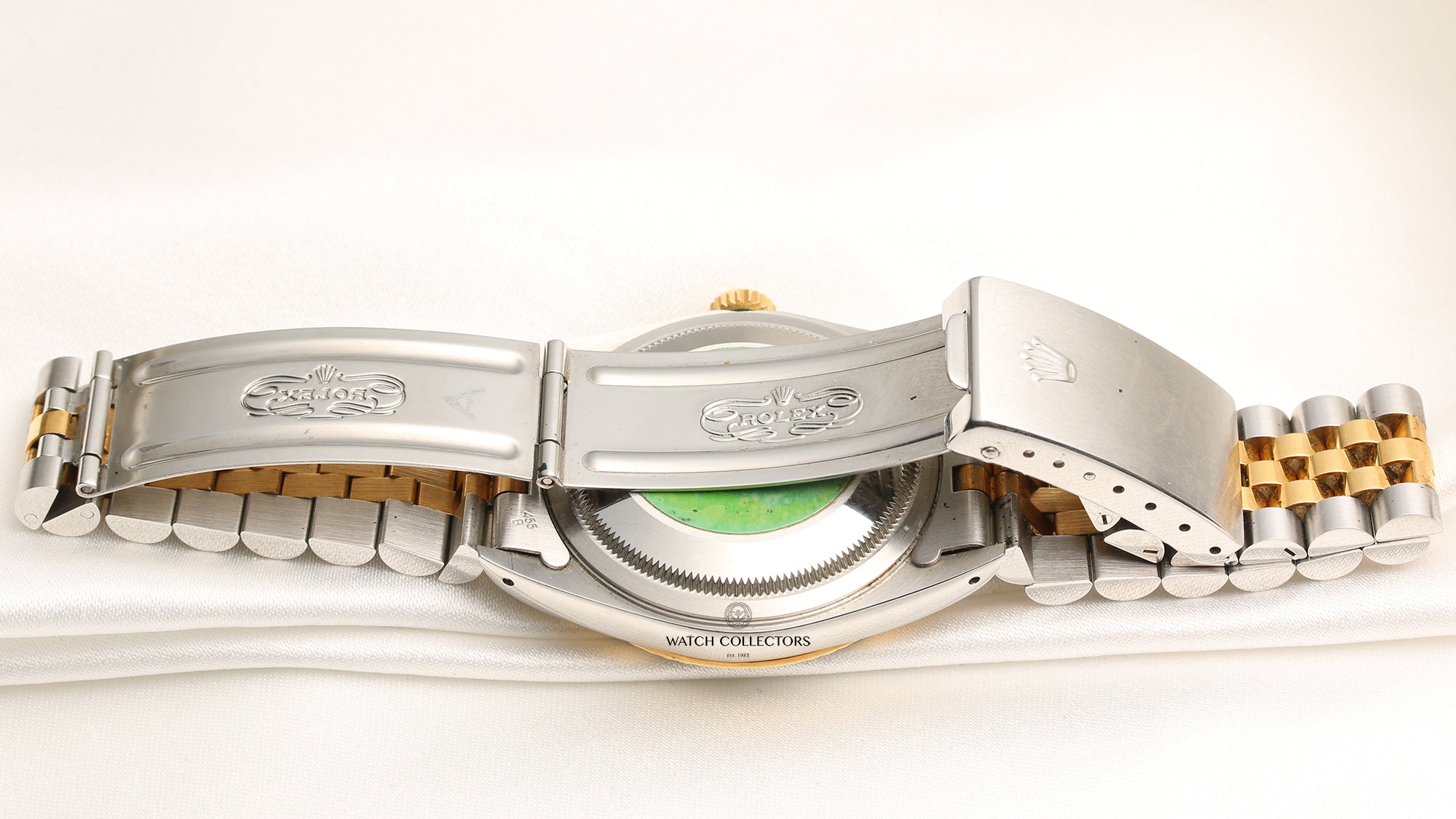 Rolex DateJust 16233 Steel & Gold Diamond Dial Second Hand Watch Collectors 8