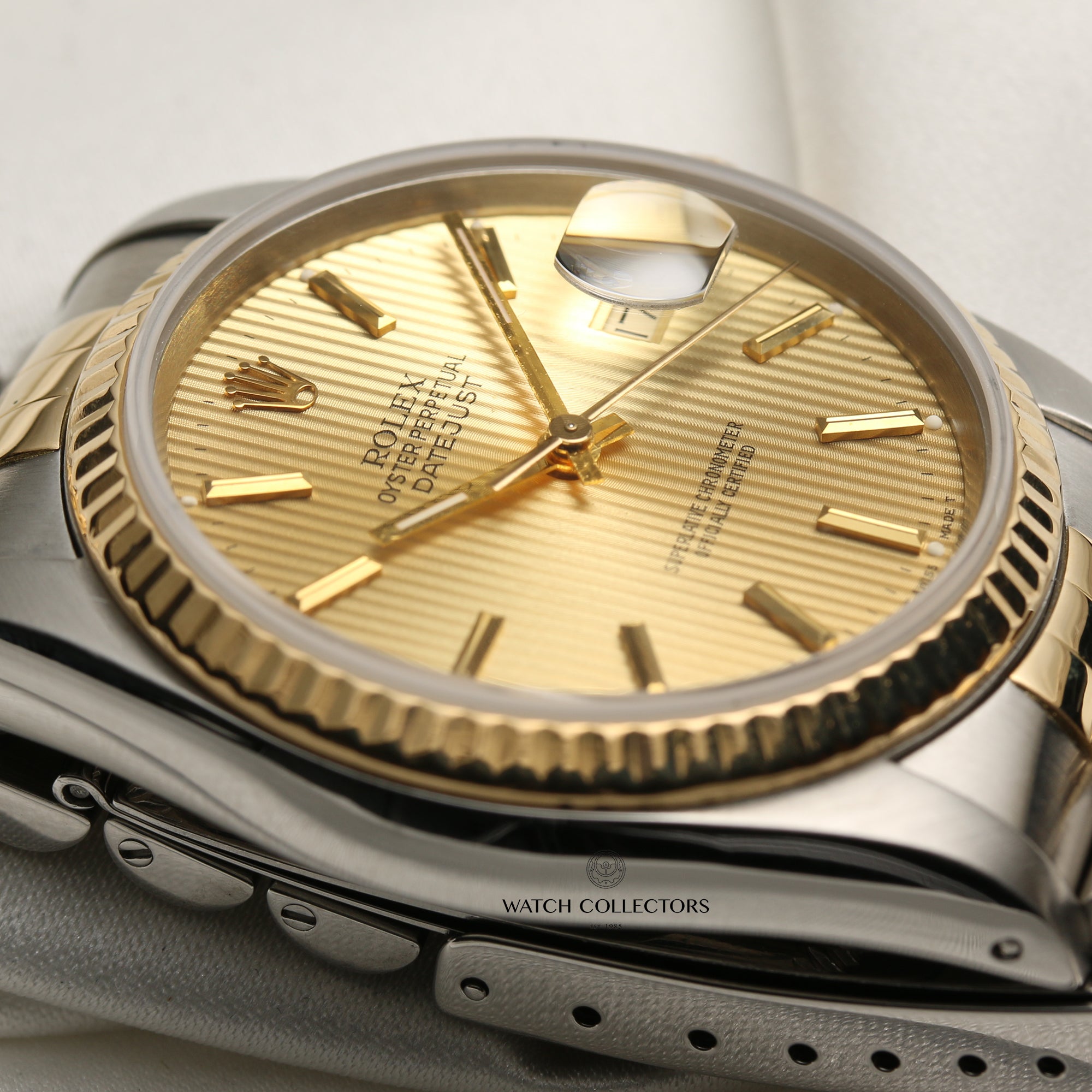 Rolex DateJust 16233 Steel & Gold Second Hand Watch Collectors 5