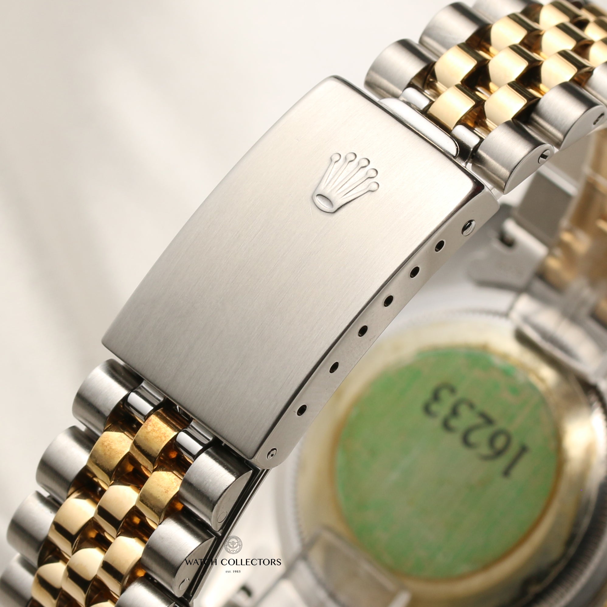 Rolex DateJust 16233 Steel & Gold Second Hand Watch Collectors 6