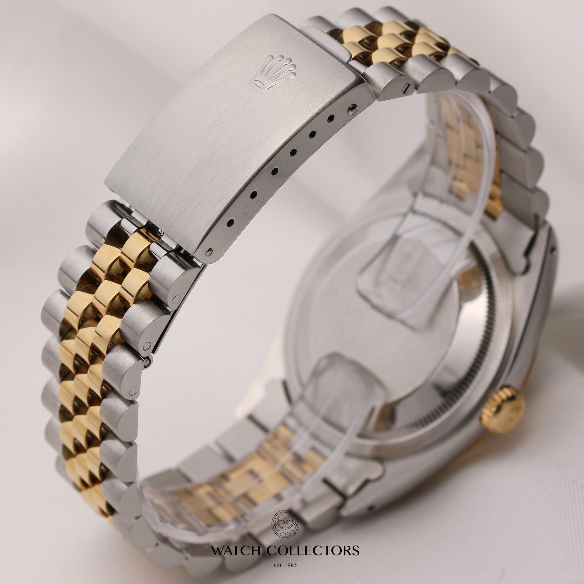 Rolex-DateJust-16623-Steel-Gold-Champagne-Diamond-Dial-X82-Second-Hand-Watch-Collectors-5