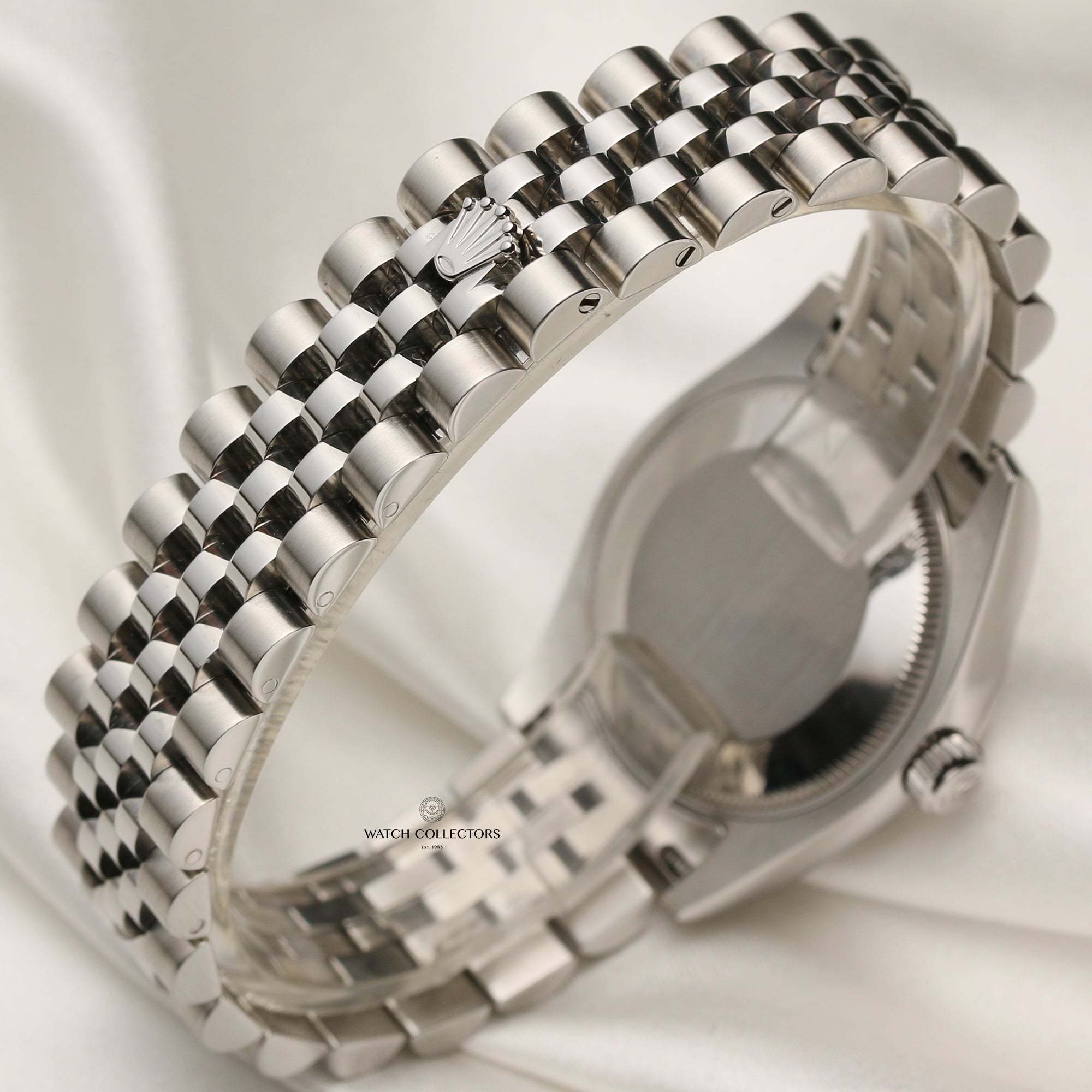 Rolex DateJust 178240 Stainless Steel Jubilee Pink Dial Second Hand Watch Collectors 6