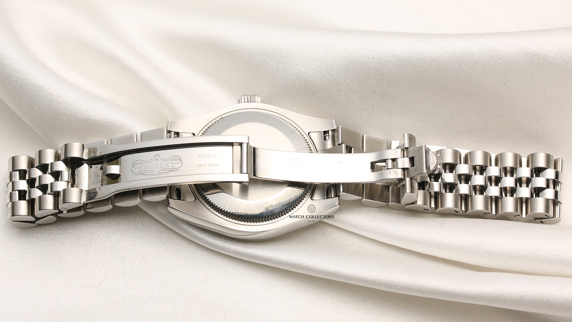 Rolex DateJust 178240 Stainless Steel Jubilee Pink Dial Second Hand Watch Collectors 7