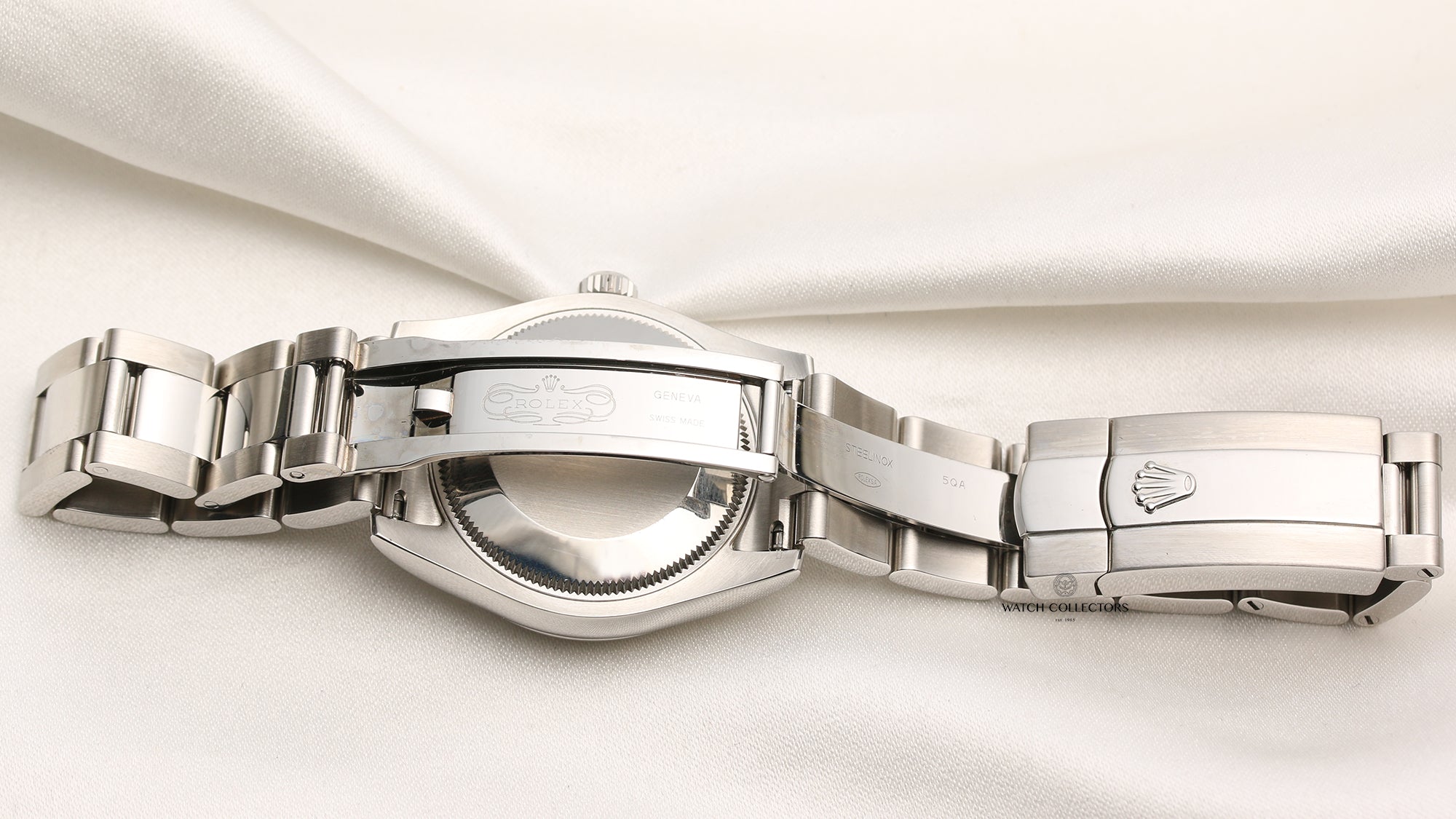 Rolex DateJust 178240 Stainless Steel Oyster Pink Dial Second Hand Watch Collectors 7