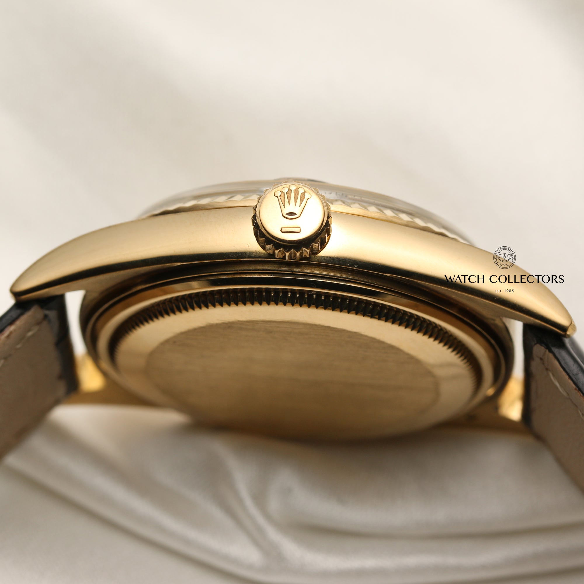 Rolex DateJust 18K Yellow Gold Second Hand Watch Collectors 5