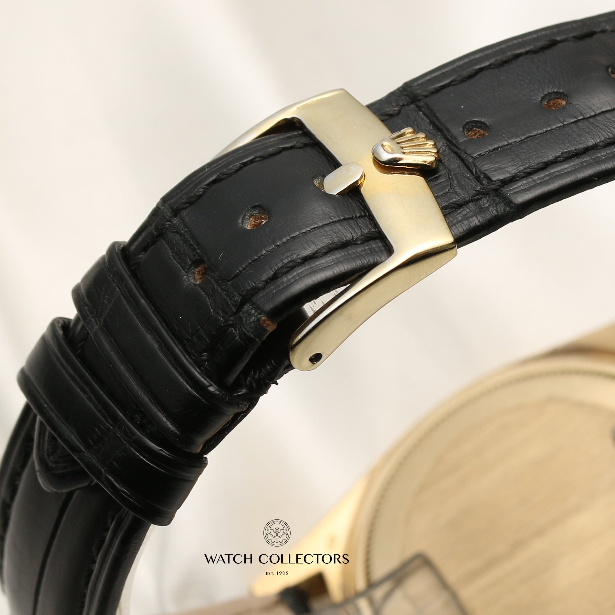 Rolex DateJust 18K Yellow Gold Second Hand Watch Collectors 7