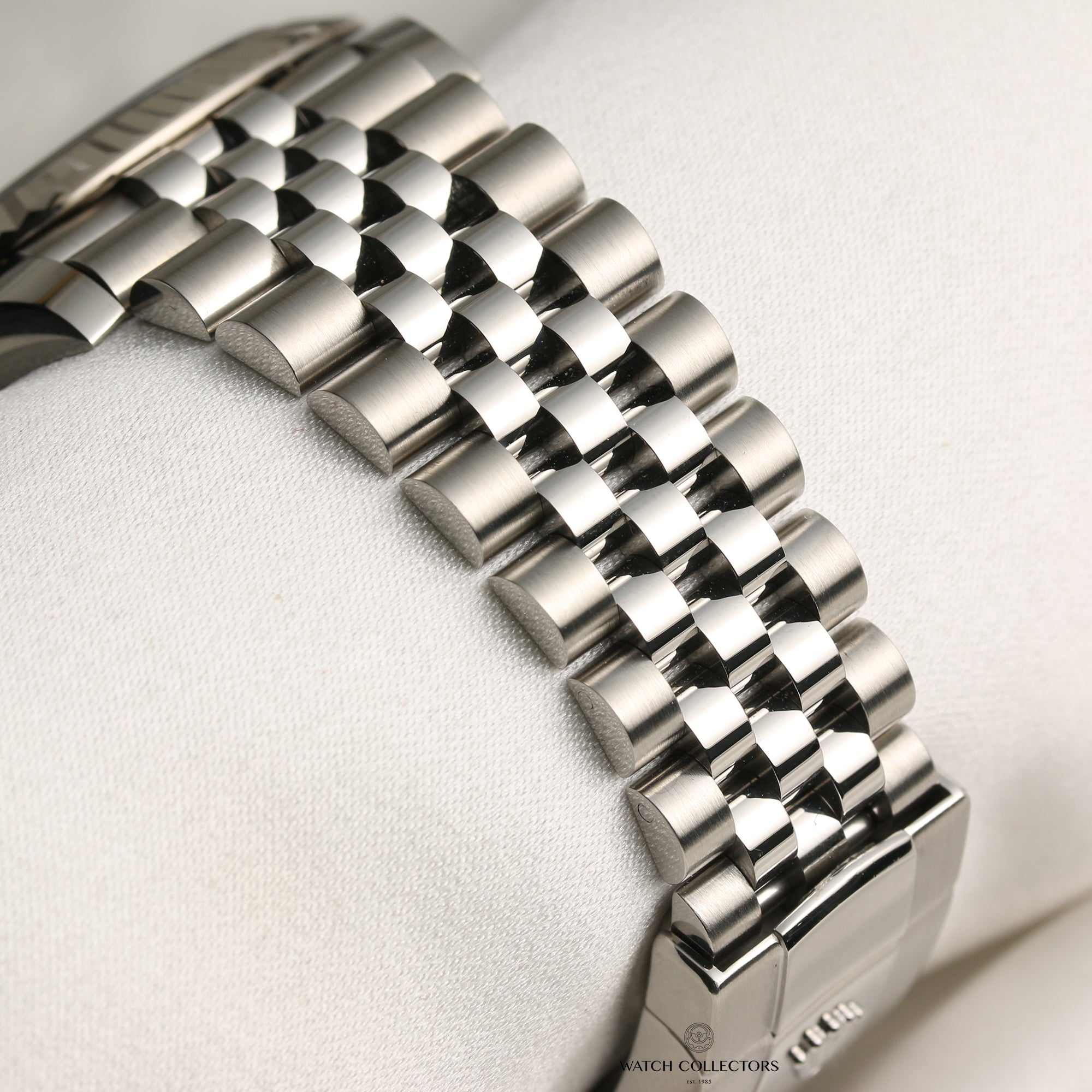 Rolex DateJust 41 126334 Stainless Steel Black Diamond Dial 18K White Gold Bezel Second Hand Watch Collectors 8