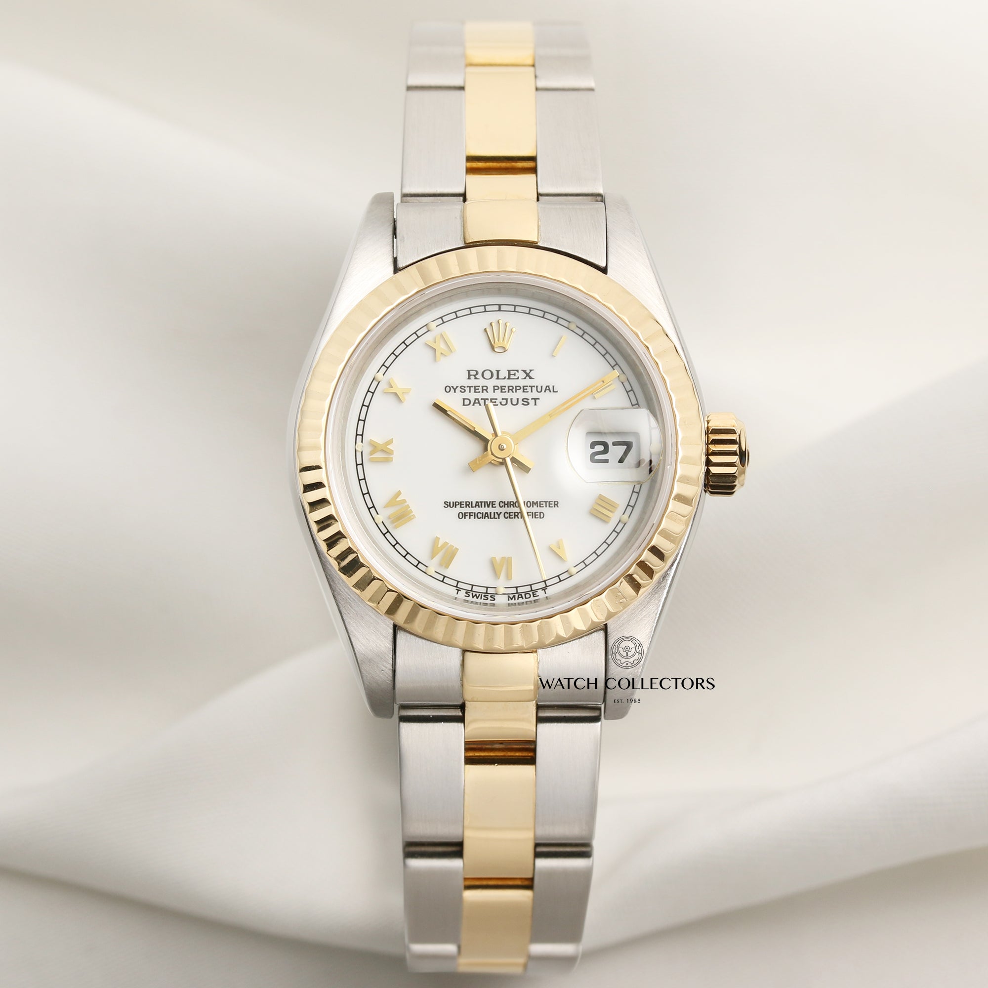 Rolex DateJust 69173 Steel & Gold Second Hand Watch Collectors 1